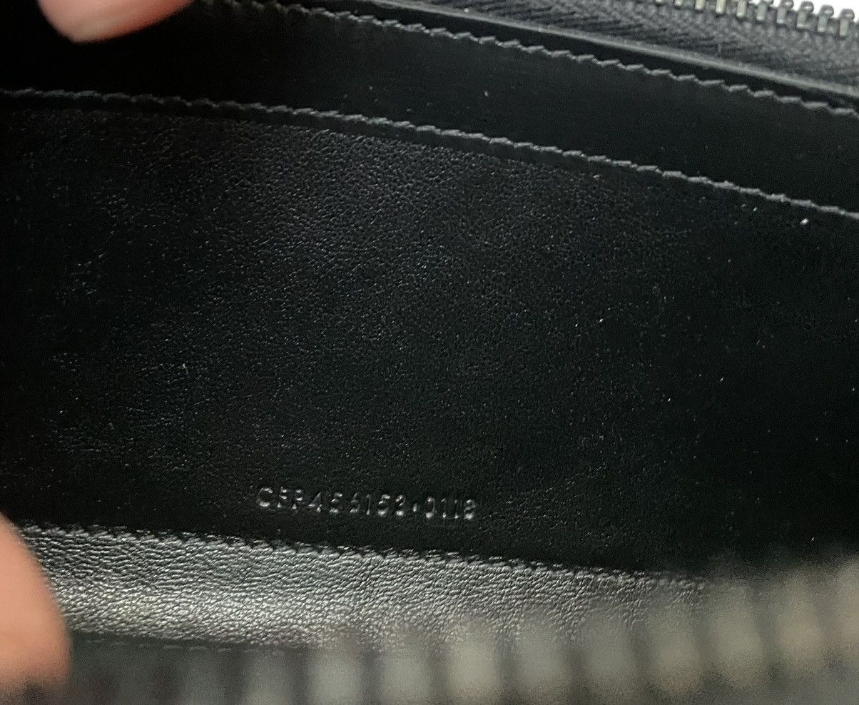Hedi Slimane × Saint Laurent Paris × Yves Saint Laurent Limited Edition Runway Saint Laurent All Black Wallet Size ONE SIZE - 12 Thumbnail