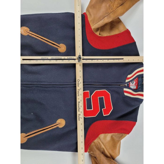 Ebbets Field Flannels Seattle Rainiers 1945 Throwback Varsity Jacket