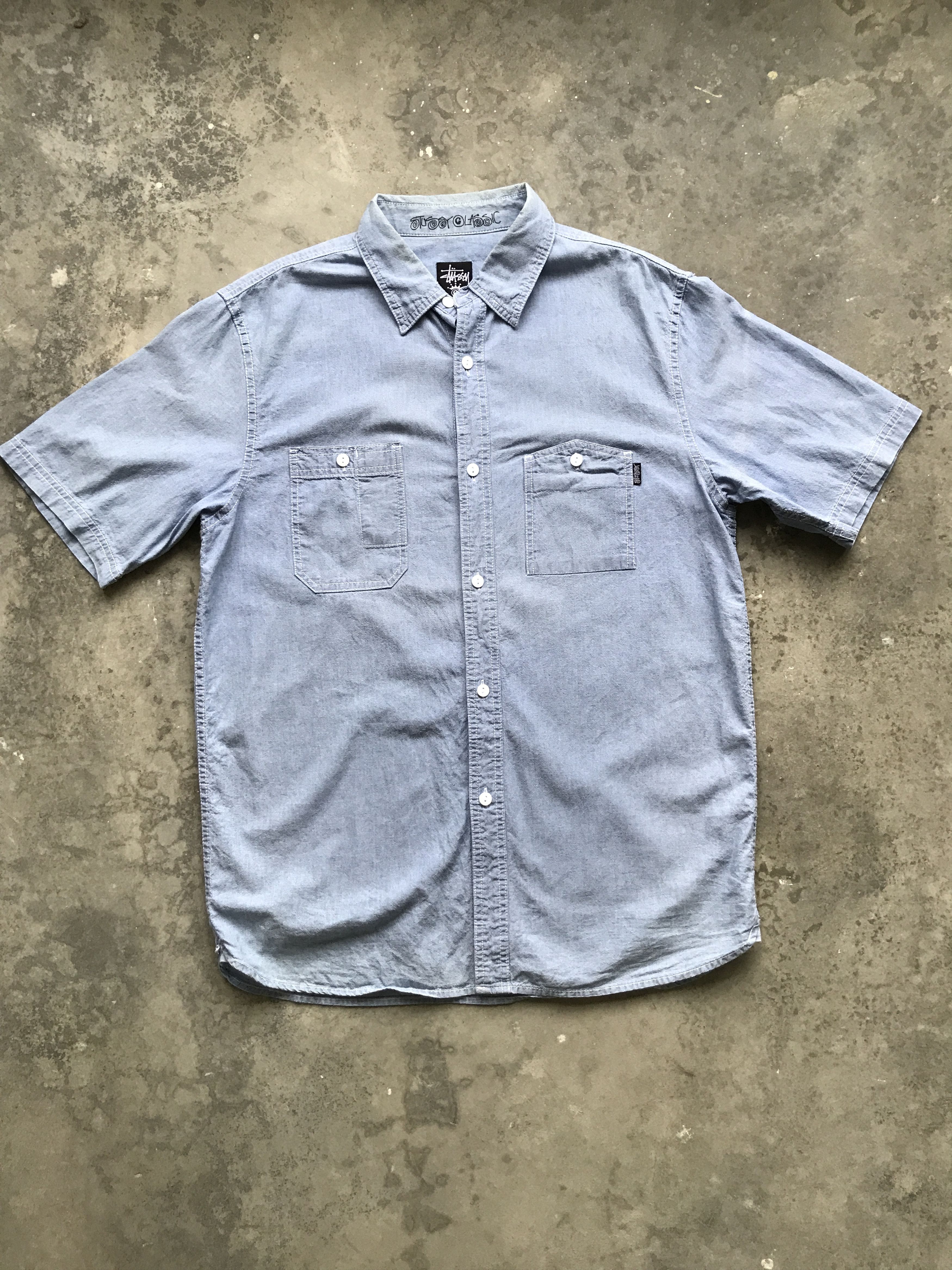 Stussy Stussy Wrinkly Cotton Gauze Shirt | Grailed