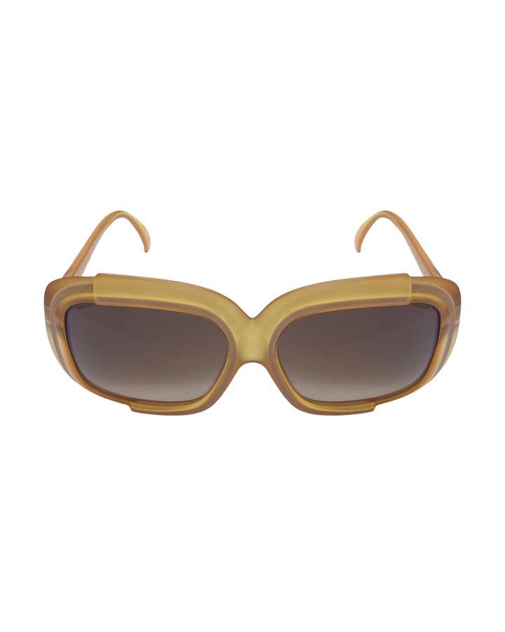 Dior Christian Dior Optyl Yellow Matte Sunglasses 1970’s Size ONE SIZE - 1 Thumbnail