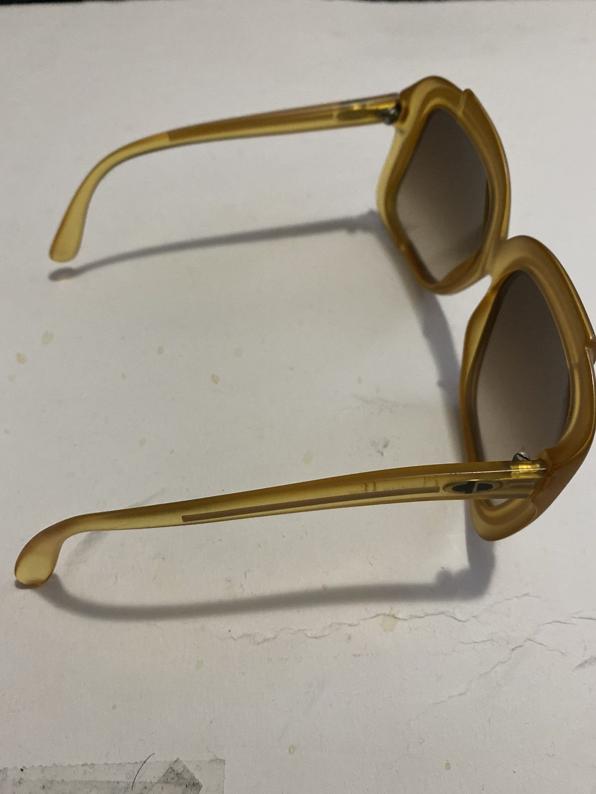 Dior Christian Dior Optyl Yellow Matte Sunglasses 1970’s Size ONE SIZE - 4 Thumbnail