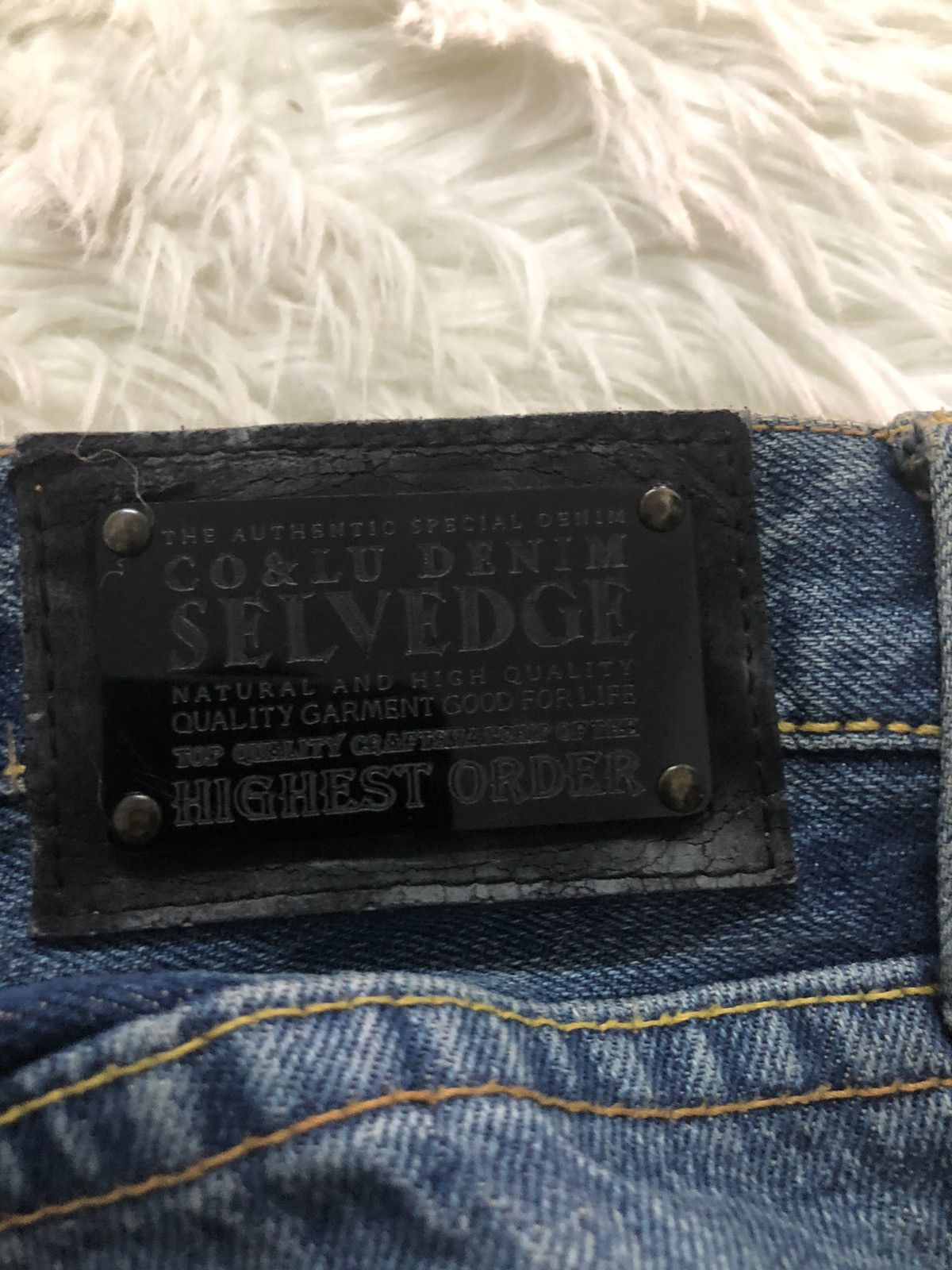 Other 777 casino gambling card printed Selvedge denim Size US 29 - 10 Thumbnail