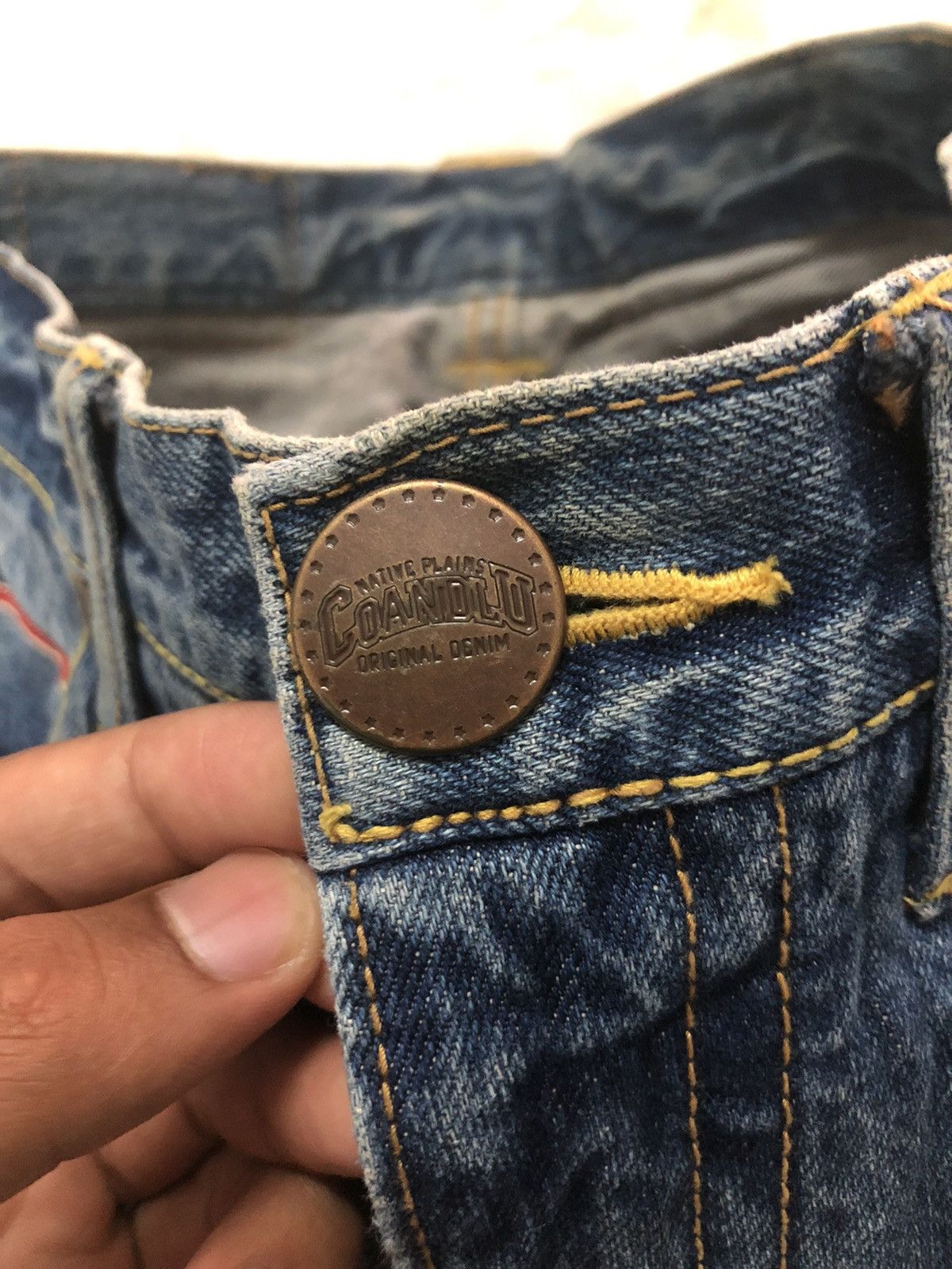 Other 777 casino gambling card printed Selvedge denim Size US 29 - 3 Thumbnail