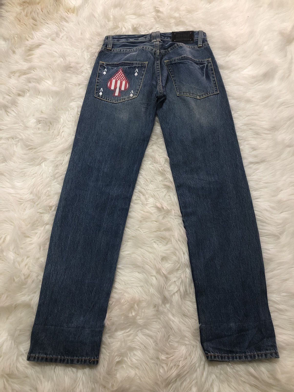 Other 777 casino gambling card printed Selvedge denim Size US 29 - 7 Thumbnail