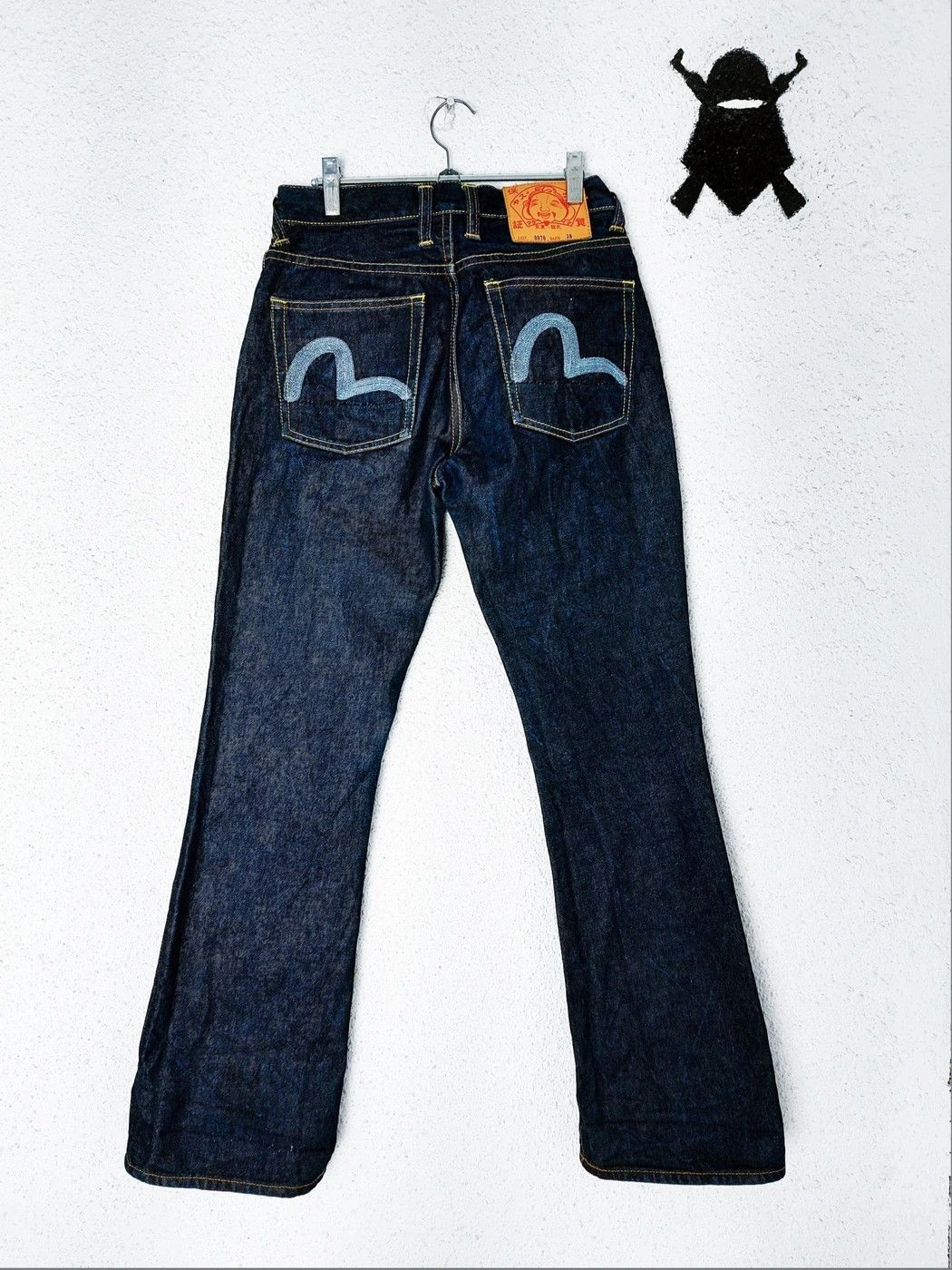 VINTAGE EVISU RAW DENIM JEANS PANTS 28 - Main Image