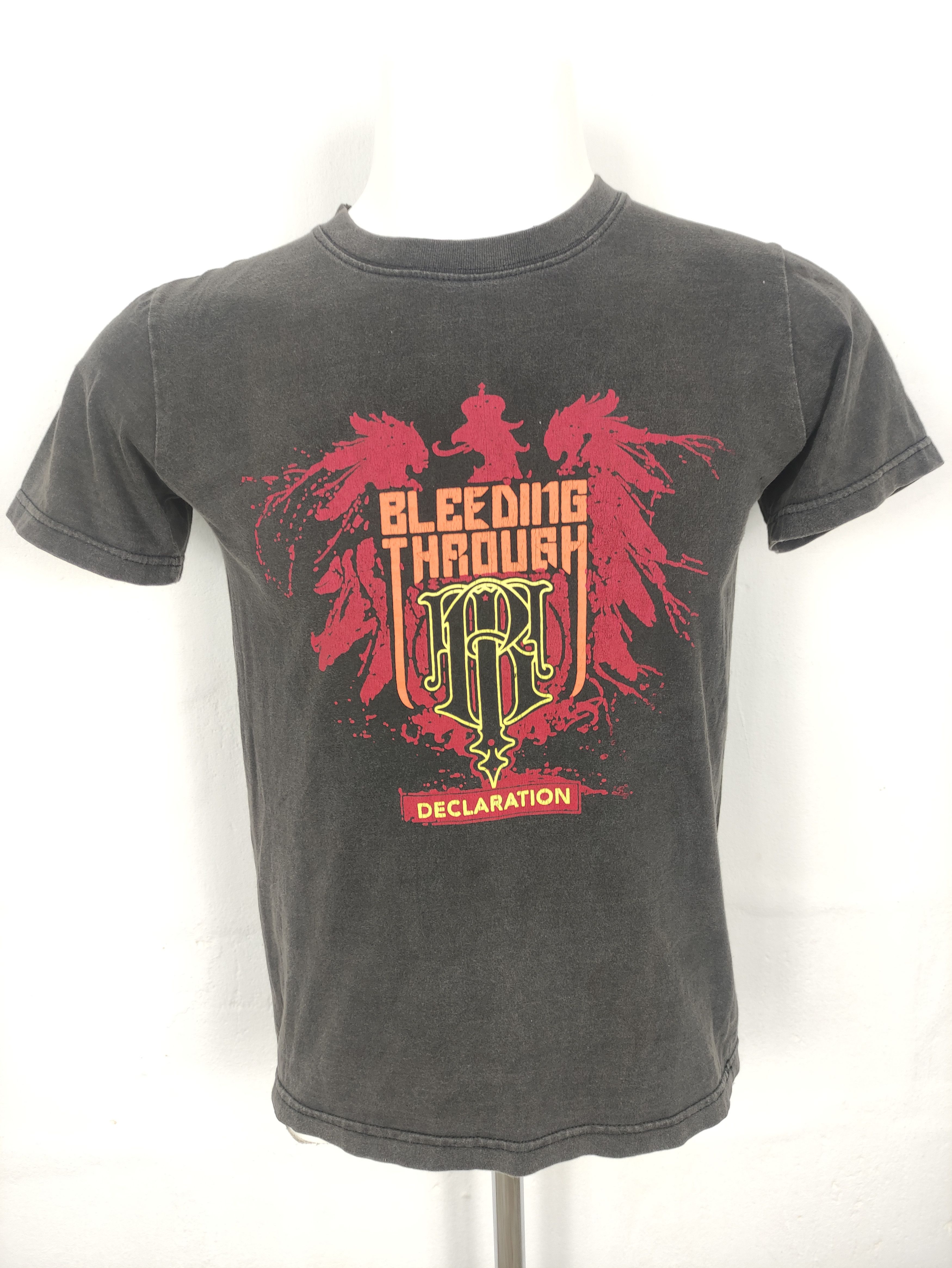 Vtg 00s Bleeding Through Band Metal Core Declaration Album