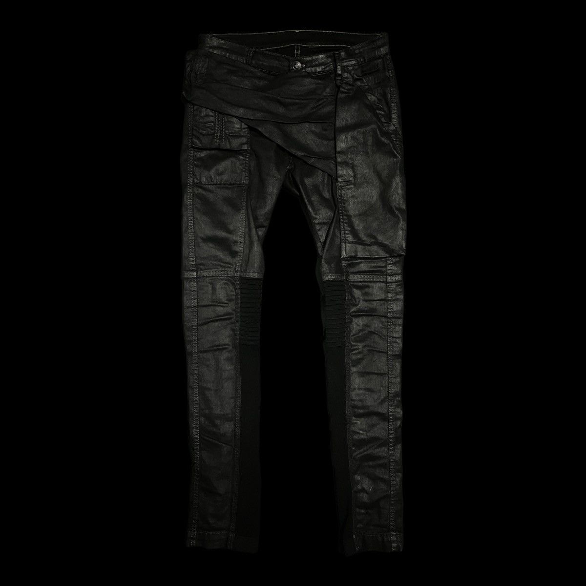 Rick Owens rick owens waxed memphis cut jeans | Grailed