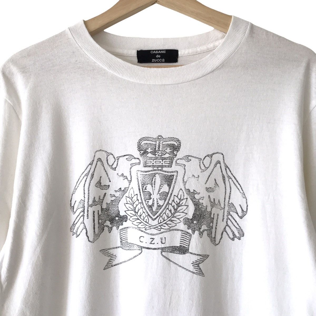 CABANE de ZUCCa Authentic Cabane De Zucca Longsleeve Logo Designer Tee Size US M / EU 48-50 / 2 - 3 Thumbnail
