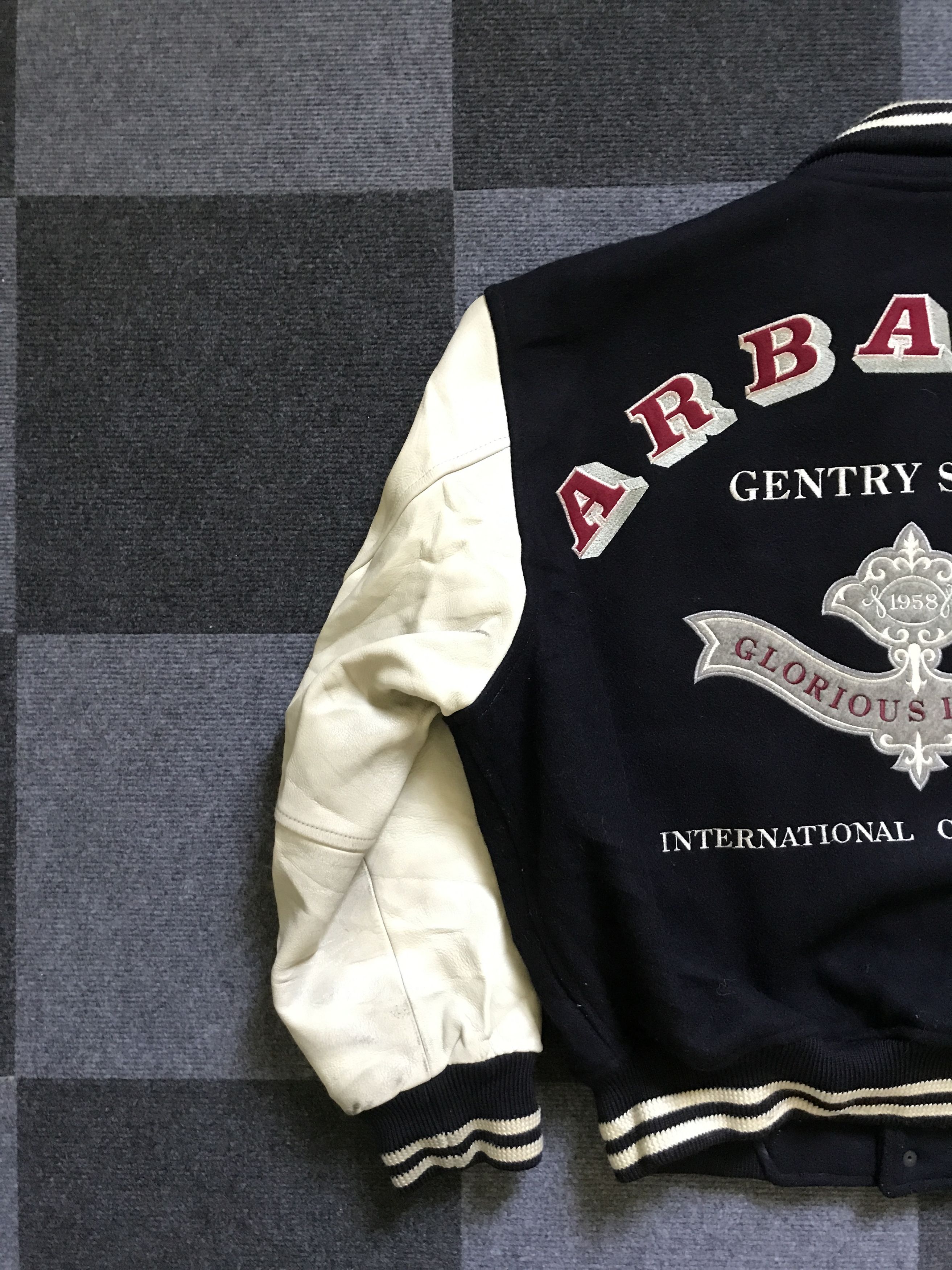 Japanese Brand JW10 Vintage ARBATAX 3D Embroidery Varsity Jacket Size US M / EU 48-50 / 2 - 10 Thumbnail