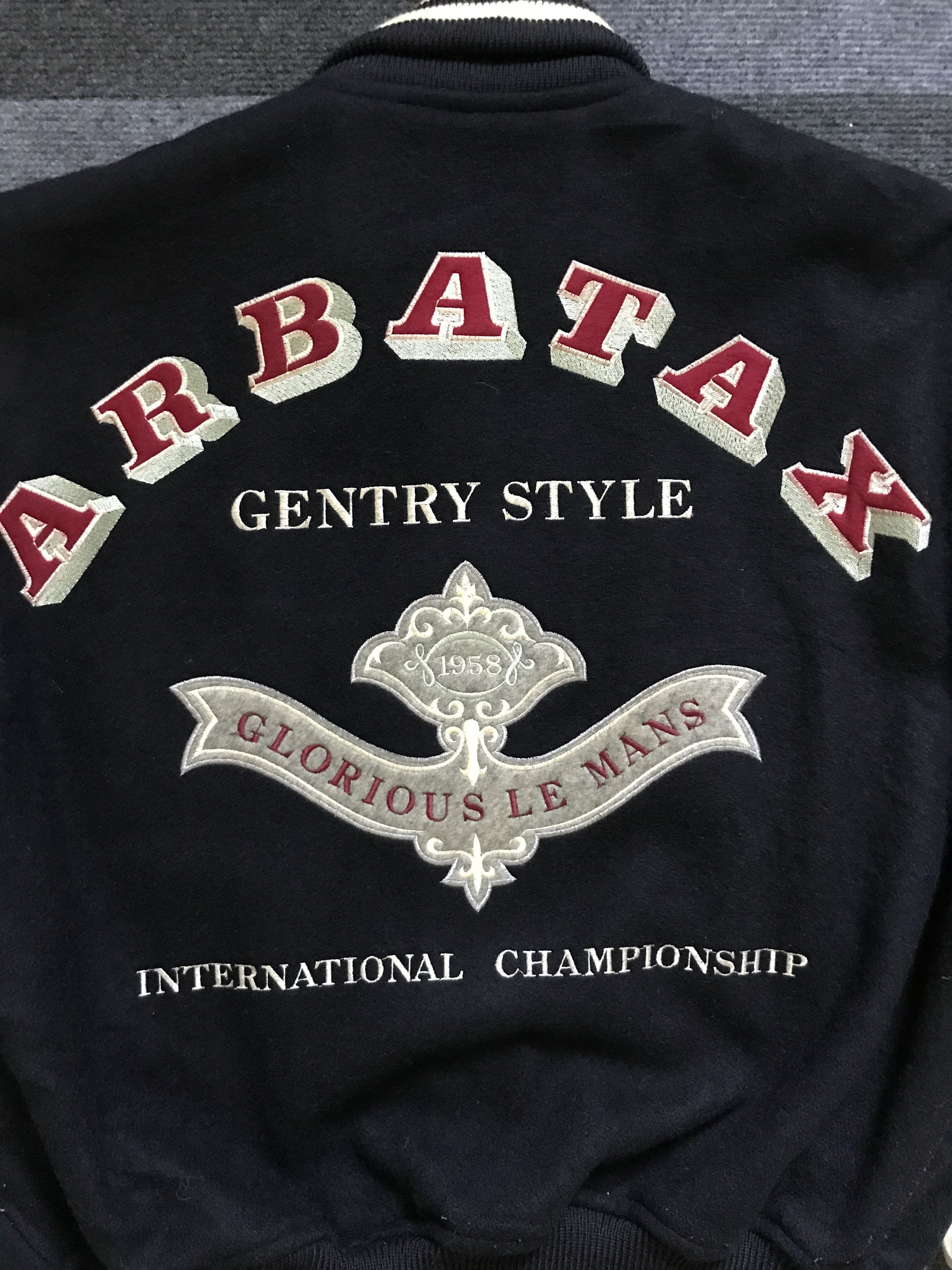 Japanese Brand JW10 Vintage ARBATAX 3D Embroidery Varsity Jacket Size US M / EU 48-50 / 2 - 11 Thumbnail