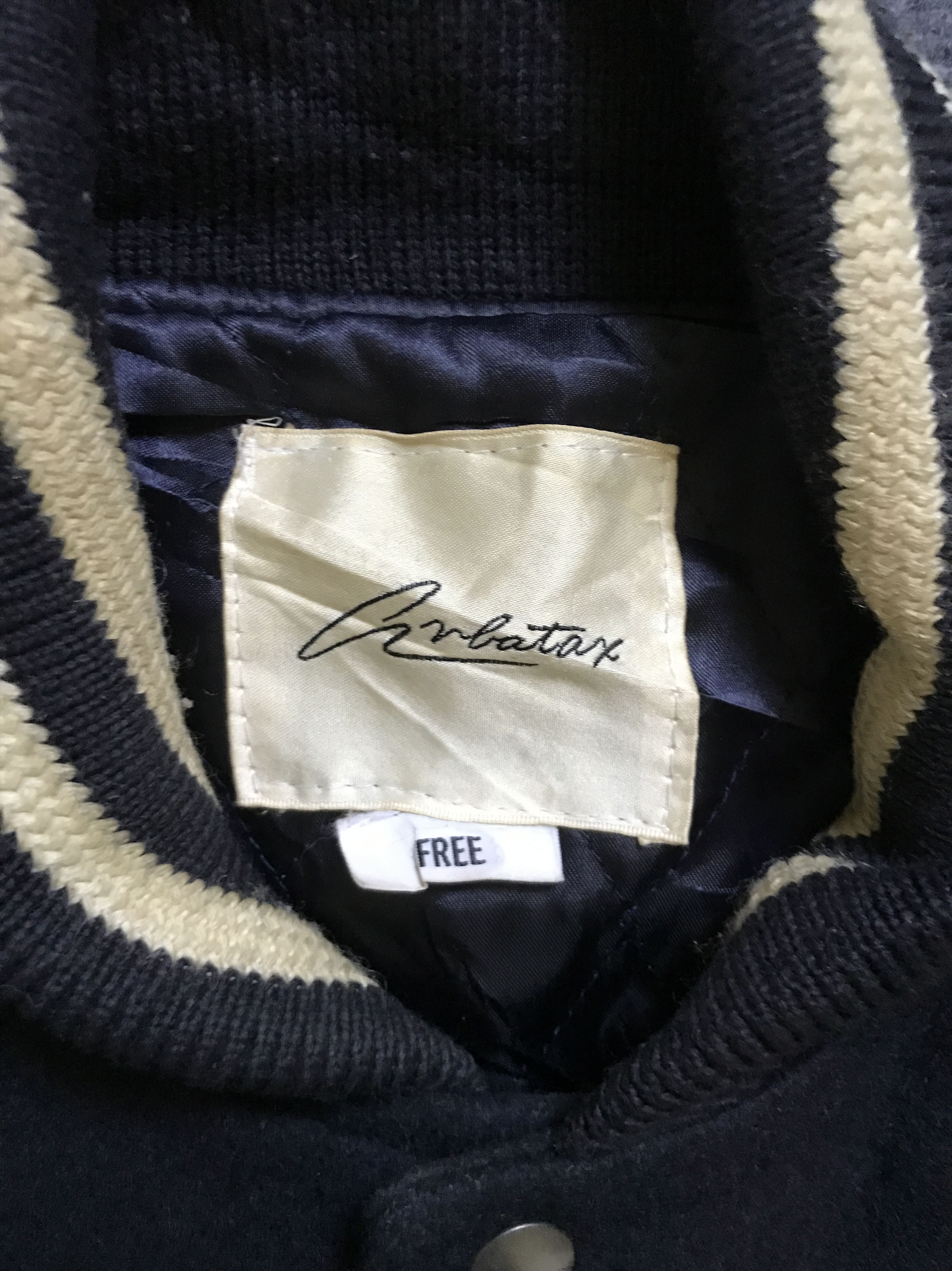 Japanese Brand JW10 Vintage ARBATAX 3D Embroidery Varsity Jacket Size US M / EU 48-50 / 2 - 7 Thumbnail