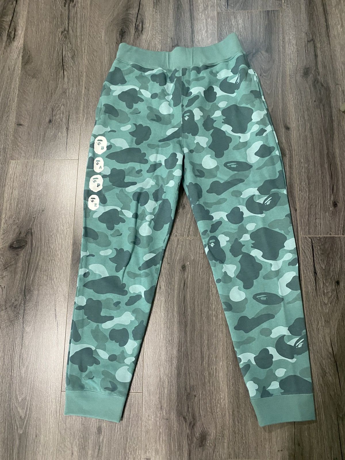 Bape Color Camo Sweat Pants Size US 29 - 1 Thumbnail