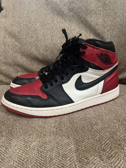 jordan 1 bred toe 2018