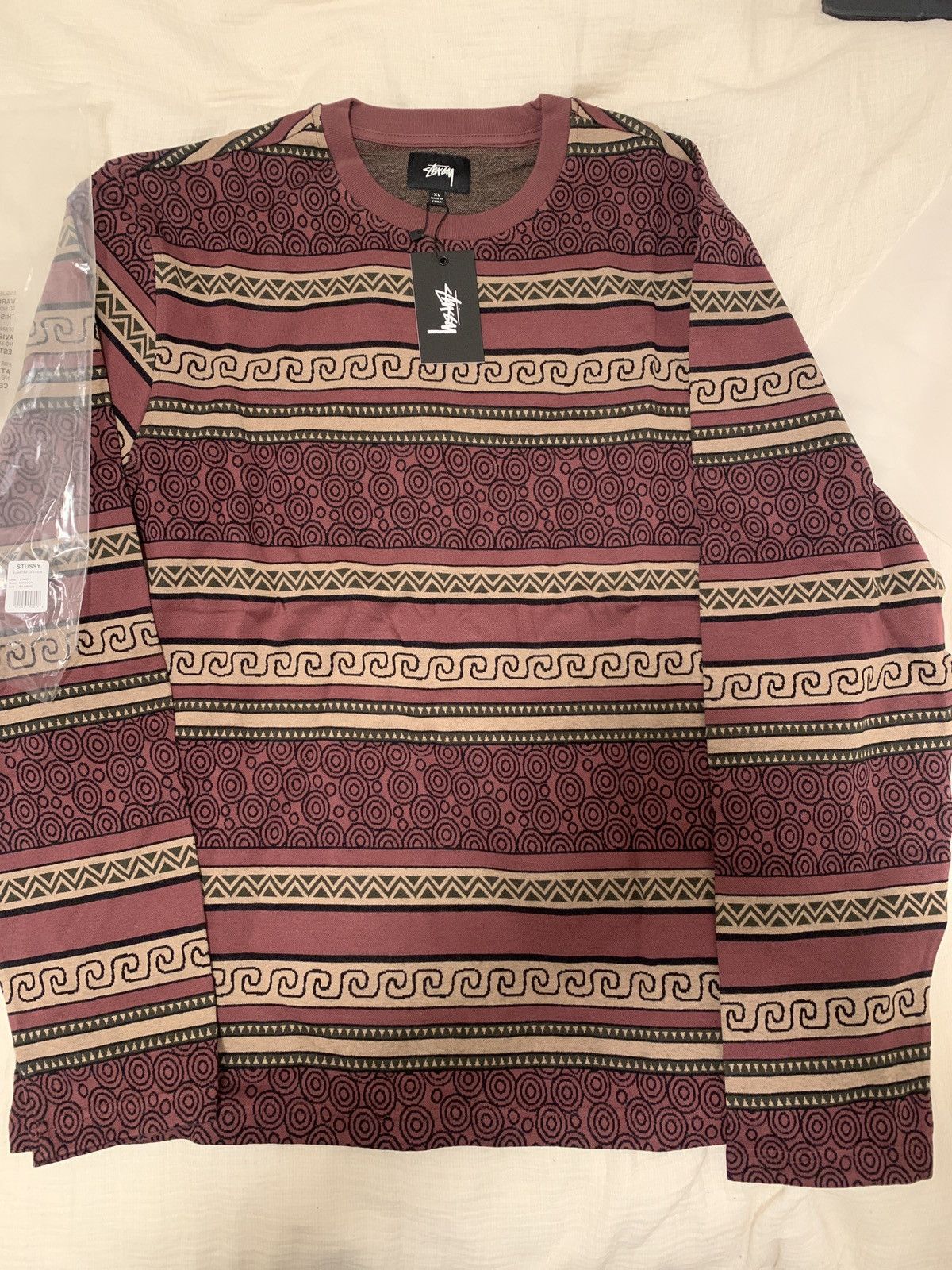 Stussy Stussy Sumatra Long Sleeve T shirt pattern Size US XL / EU 56 / 4 - 1 Thumbnail