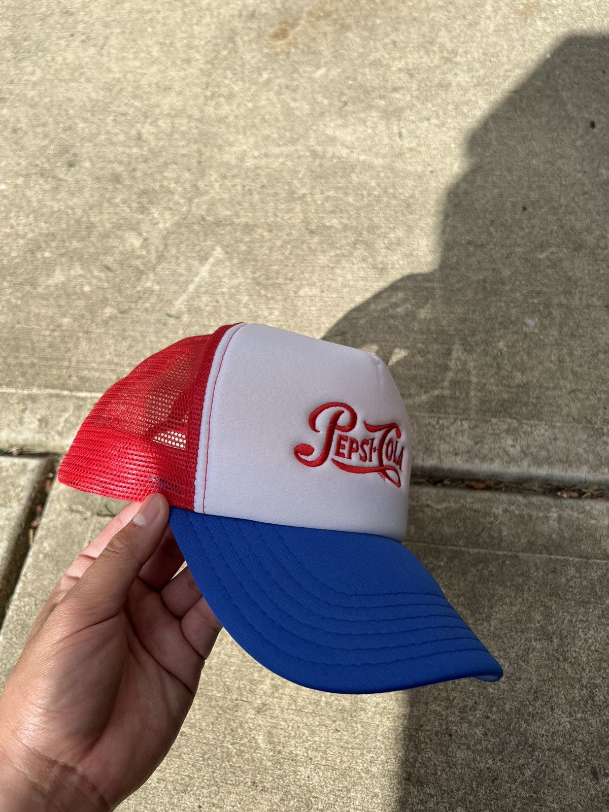 Vintage Vintage 90s Pepsi-Cola Trucker Hat Size ONE SIZE - 2 Thumbnail