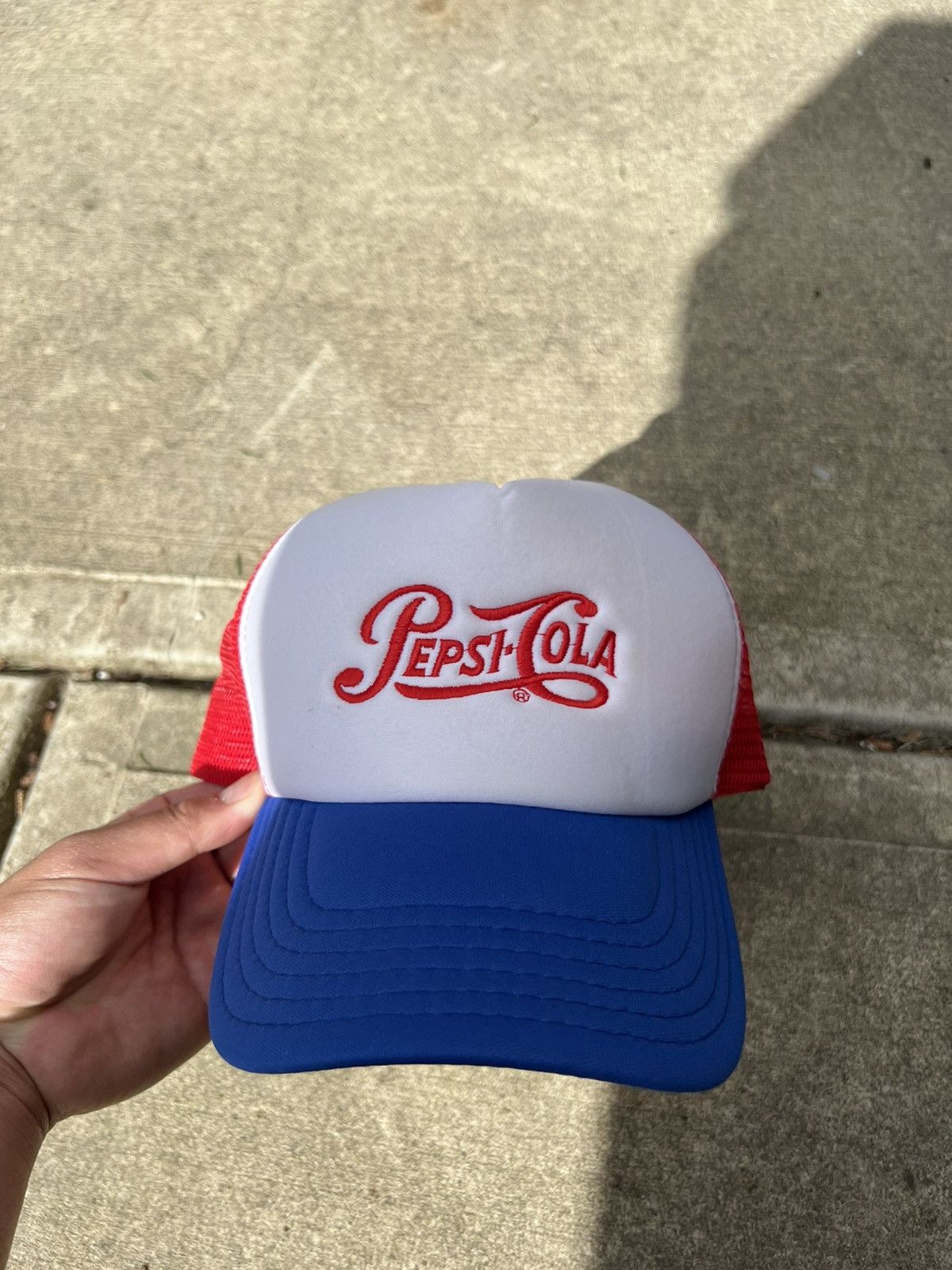 Vintage Vintage 90s Pepsi-Cola Trucker Hat Size ONE SIZE - 1 Thumbnail
