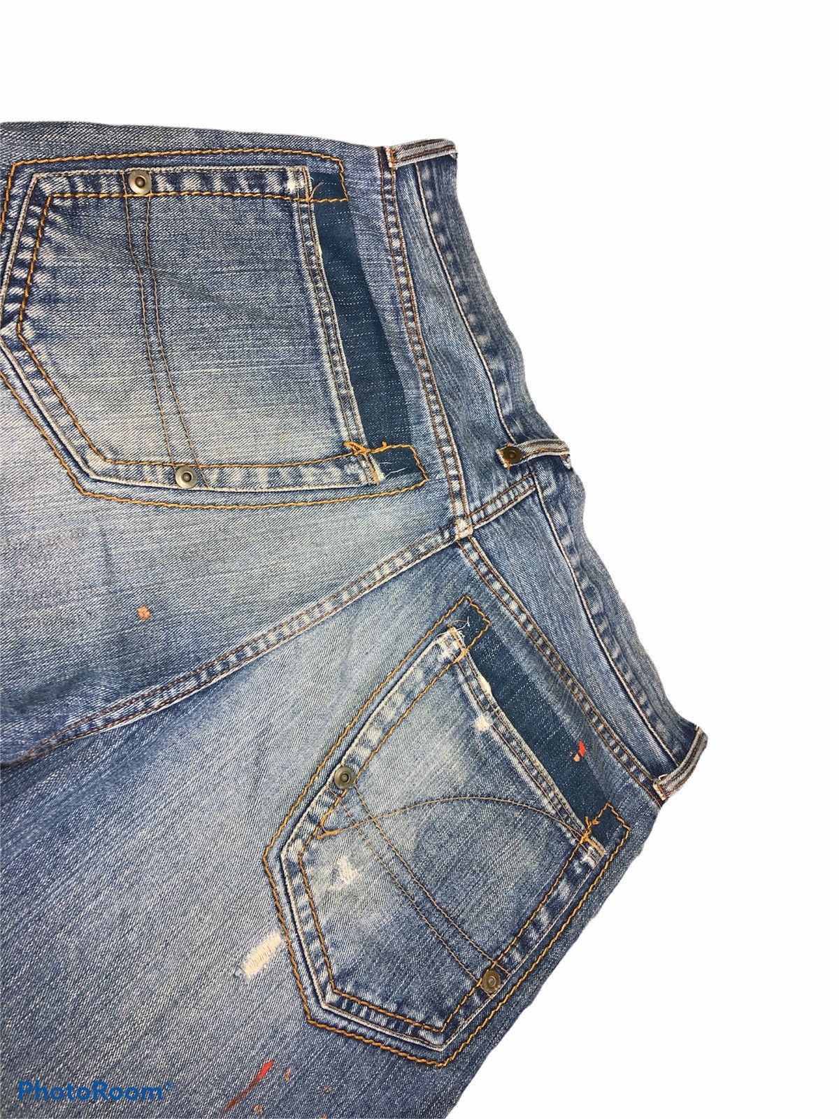 Other EXHIBITIONIST DISTRESSED PAINT SPLATTER DENIM Size US 33 - 3 Thumbnail