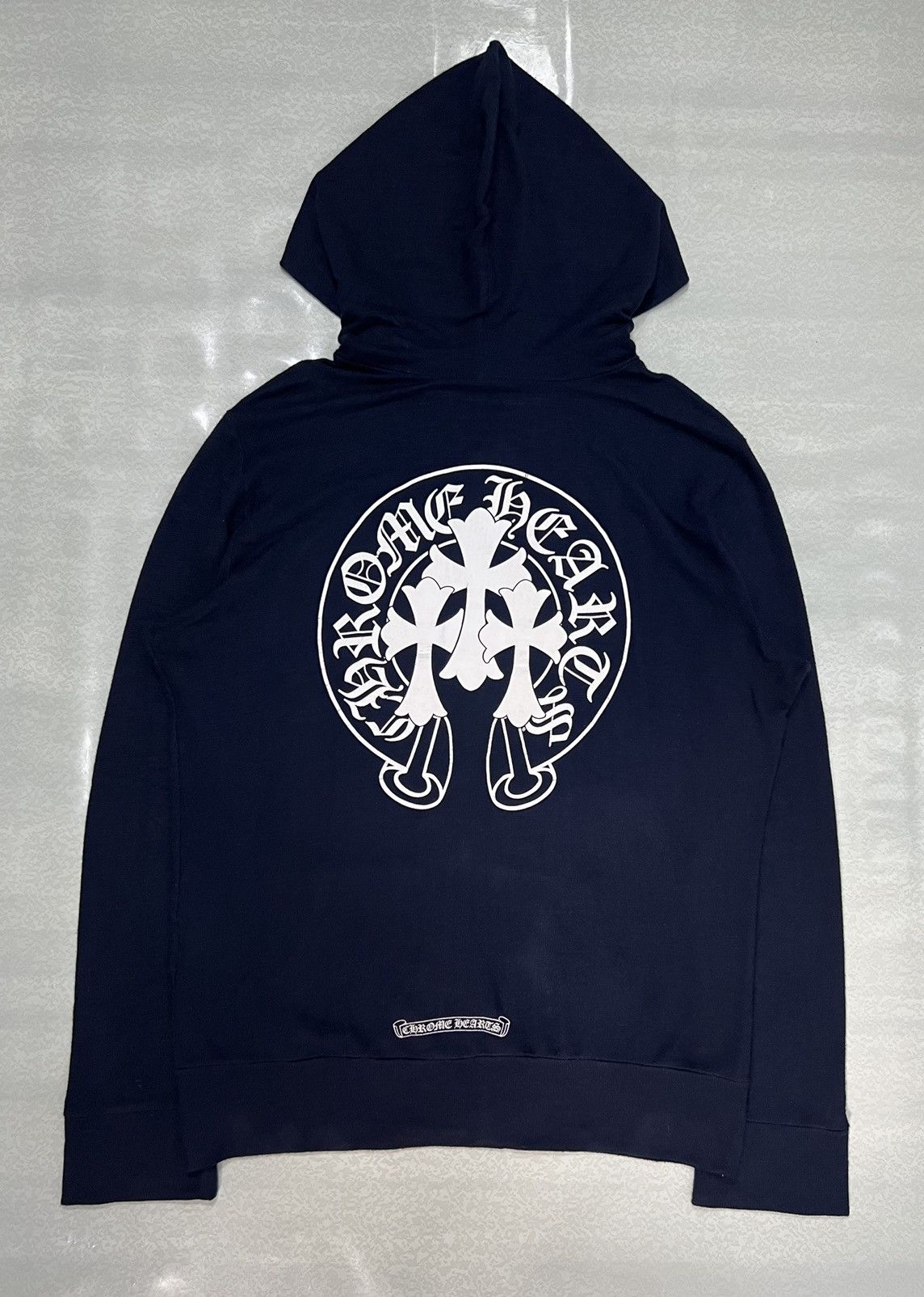 Chrome Hearts Triple Cross Gray Zip Up Hoodie – SHENGLI ROAD MARKET