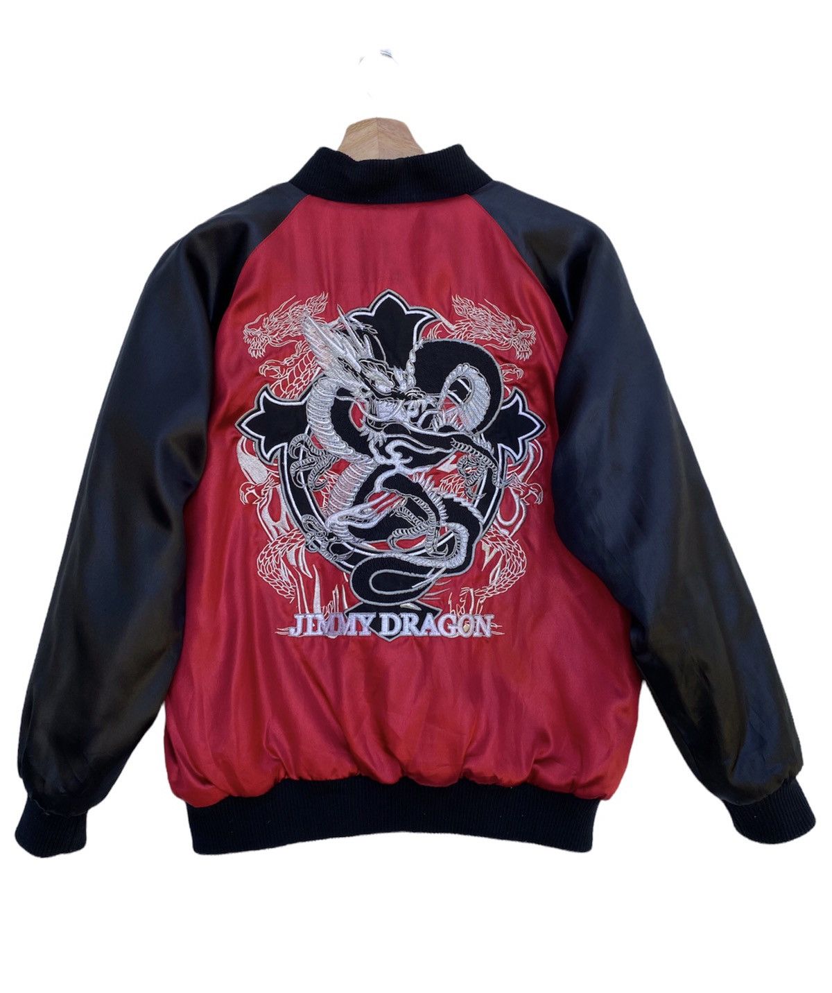 Dogtown × Vintage REVERSIBLE SOUVENIR SUKAJAN JACKET EMBROIDERED JIMMY DRAGON Size US S / EU 44-46 / 1 - 1 Thumbnail