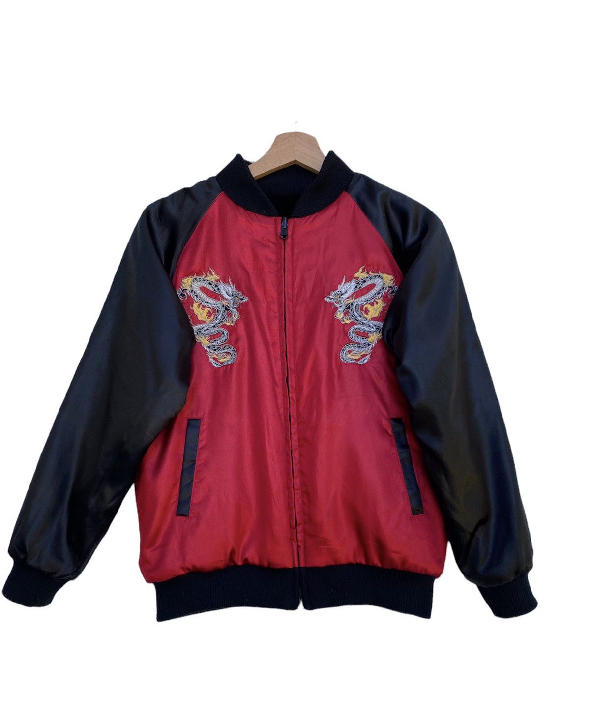 Dogtown × Vintage REVERSIBLE SOUVENIR SUKAJAN JACKET EMBROIDERED JIMMY DRAGON Size US S / EU 44-46 / 1 - 2 Thumbnail