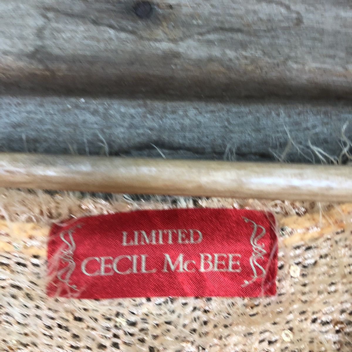 Homespun Knitwear × Japanese Brand LEMITED Cecil Mc Bee Orange Mohair Fur Knitwear #0494 Size US M / EU 48-50 / 2 - 8 Thumbnail