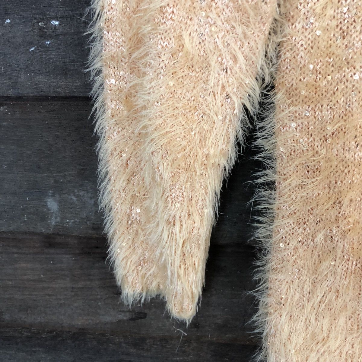 Homespun Knitwear × Japanese Brand LEMITED Cecil Mc Bee Orange Mohair Fur Knitwear #0494 Size US M / EU 48-50 / 2 - 5 Thumbnail