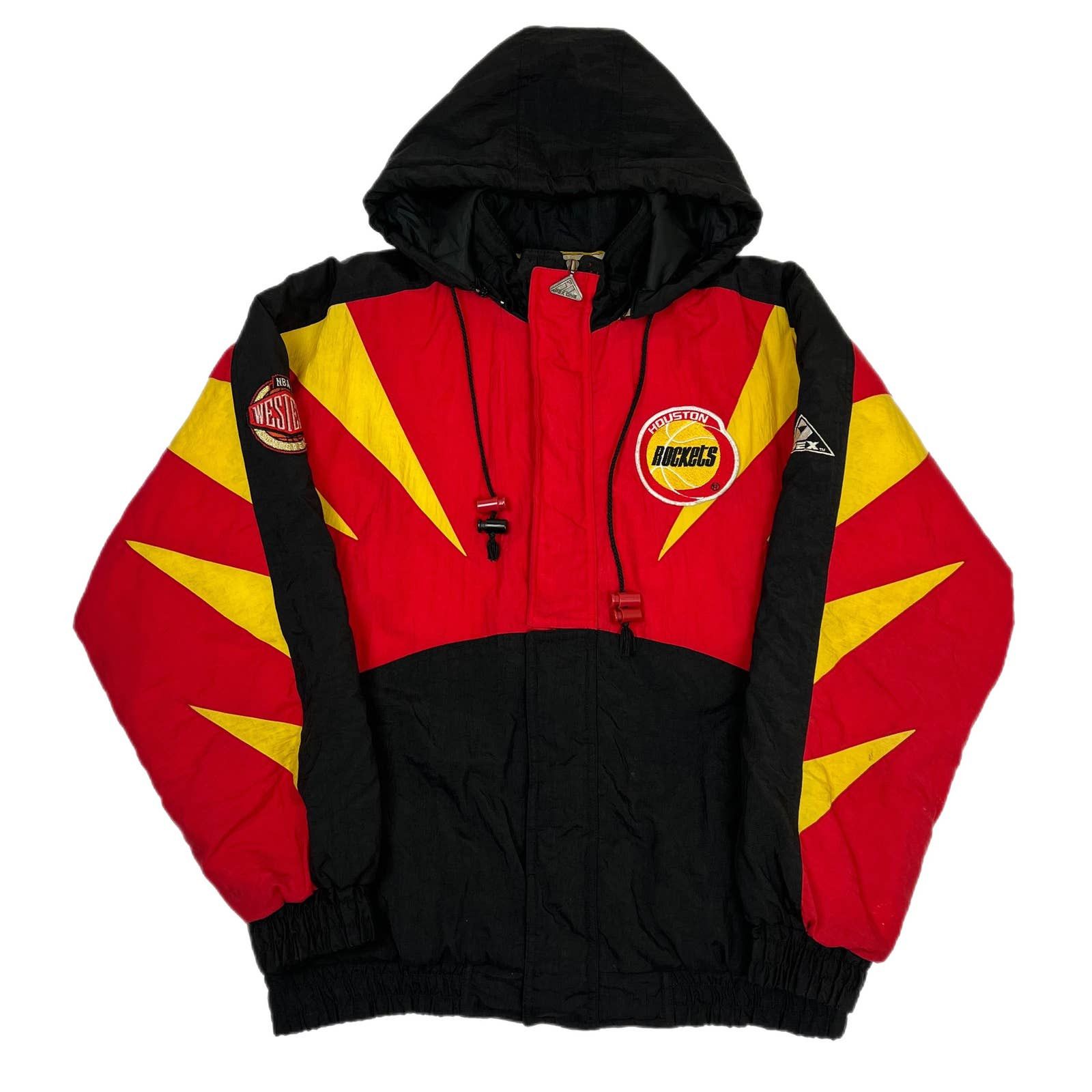 Apex × Vintage Houston Rockets Vintage Apex One Sharktooth Puffer ...
