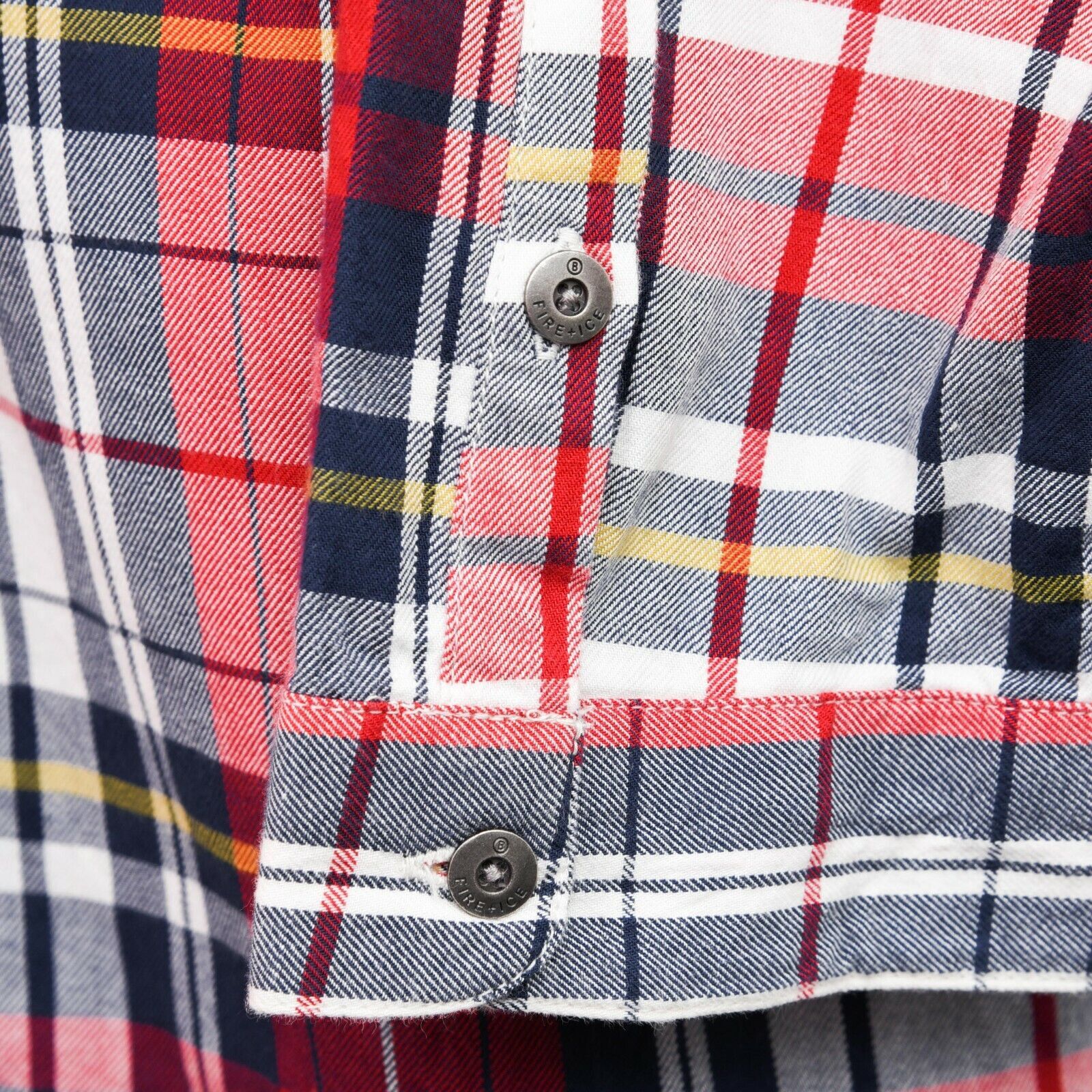 Bogner × Vintage M Plaid Button Up Shirt Dress Checked Tartan Long Sleeve Size M / US 6-8 / IT 42-44 - 5 Thumbnail