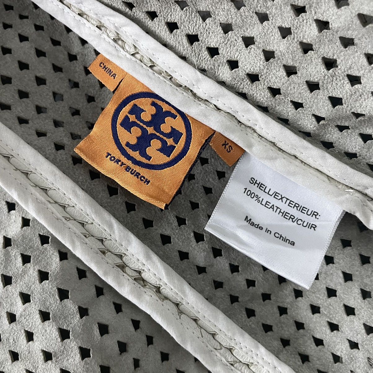 Leather × Tory Burch 💥TORY BURCH WOMEN CROPPED LEATHER Size S / US 4 / IT 40 - 6 Thumbnail