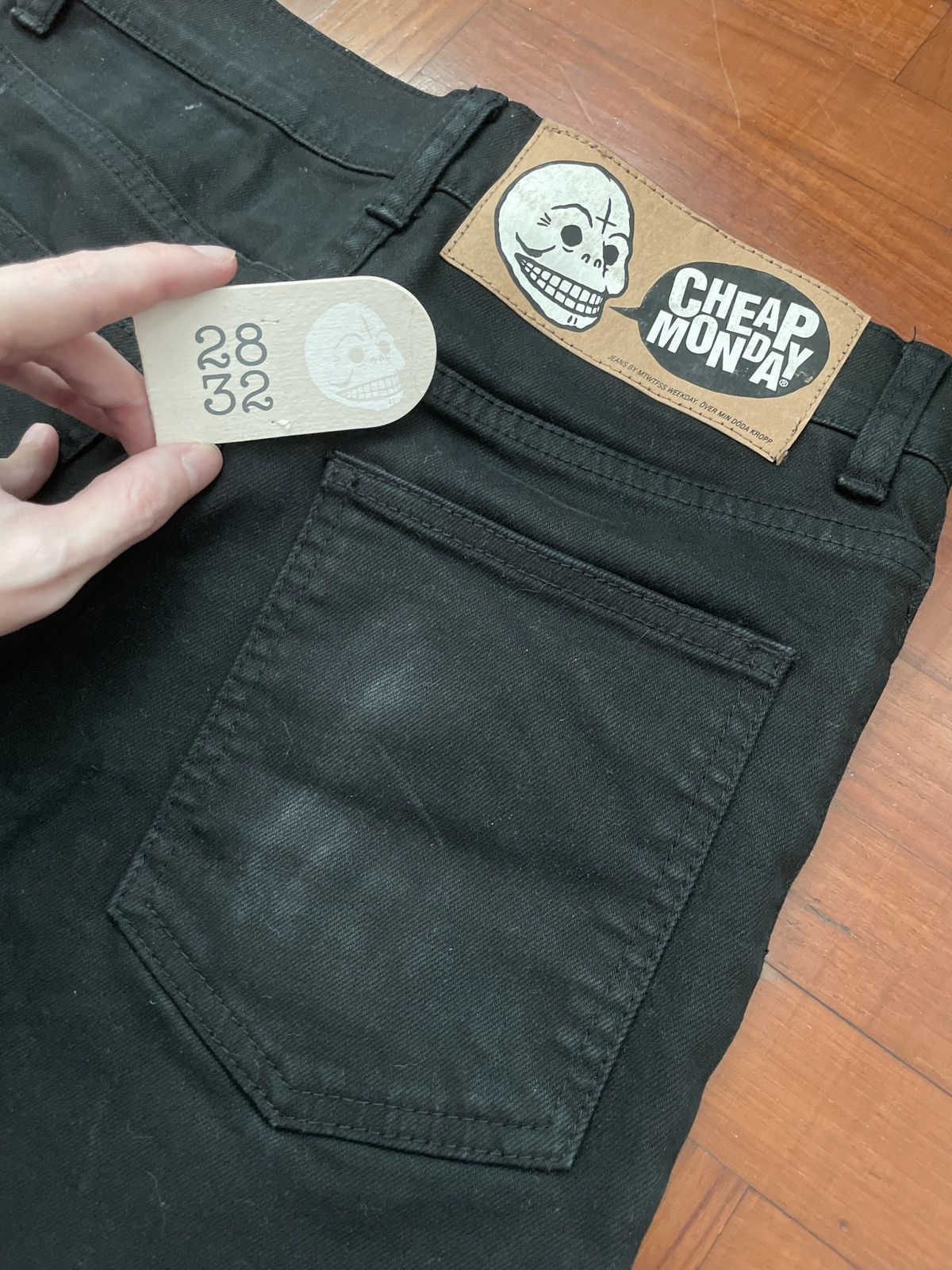 Cheap Monday Cheap Monday Black Denim Jeans W28/30 Size US 28 / EU 44 - 3 Thumbnail
