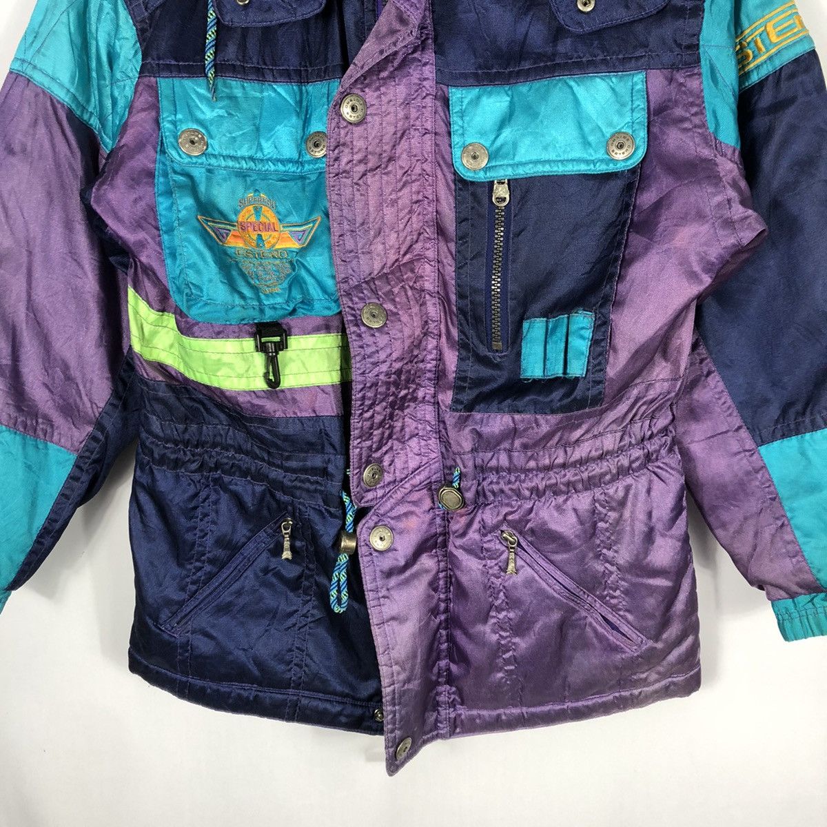 Japanese Brand × Vintage 🔥Rare🔥Vintage 1996 Estero Nice Colourful Winter Ski Jacket Size US M / EU 48-50 / 2 - 4 Thumbnail