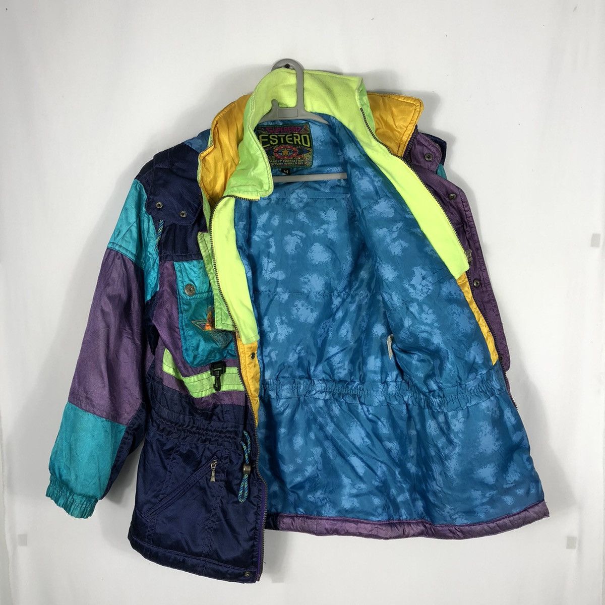 Japanese Brand × Vintage 🔥Rare🔥Vintage 1996 Estero Nice Colourful Winter Ski Jacket Size US M / EU 48-50 / 2 - 18 Thumbnail