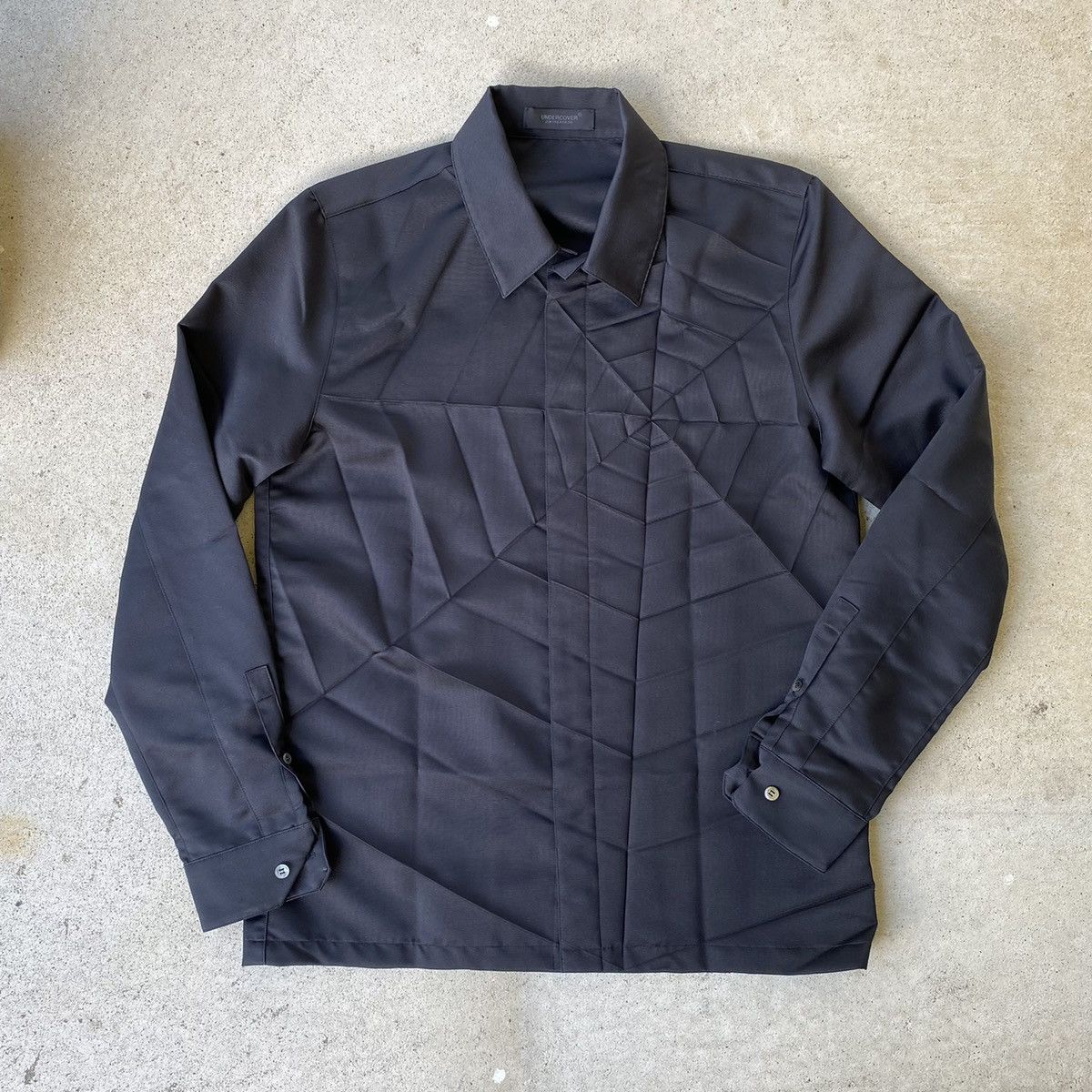 undercover 2020SS spider pleats shirts