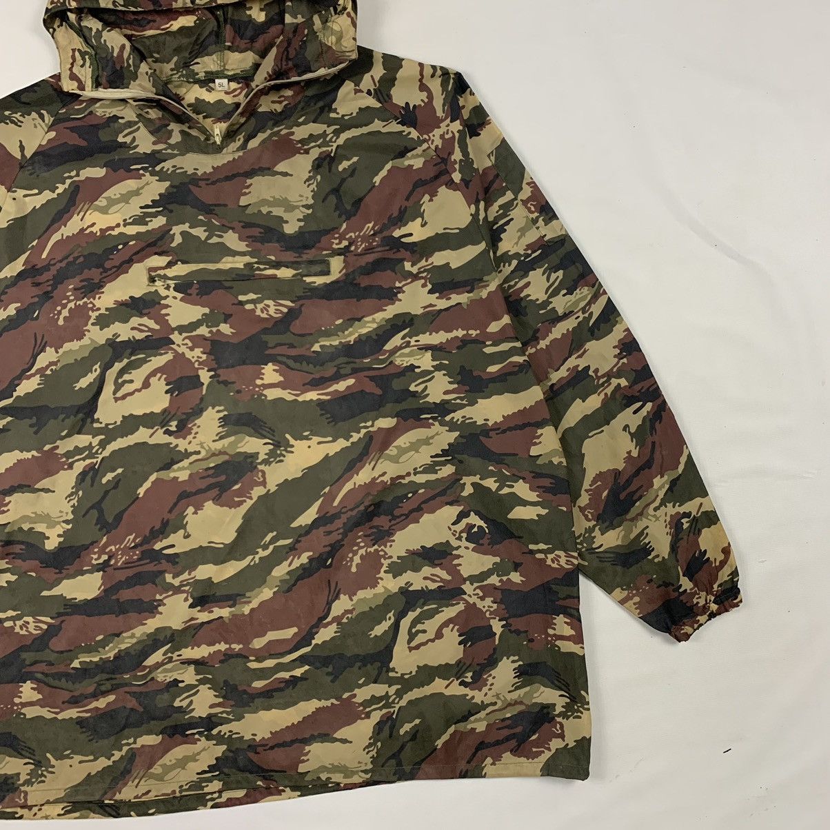 Vintage Vintage Camo Stripe Raincoat Hoodie Jacket Size US XXL / EU 58 / 5 - 3 Thumbnail