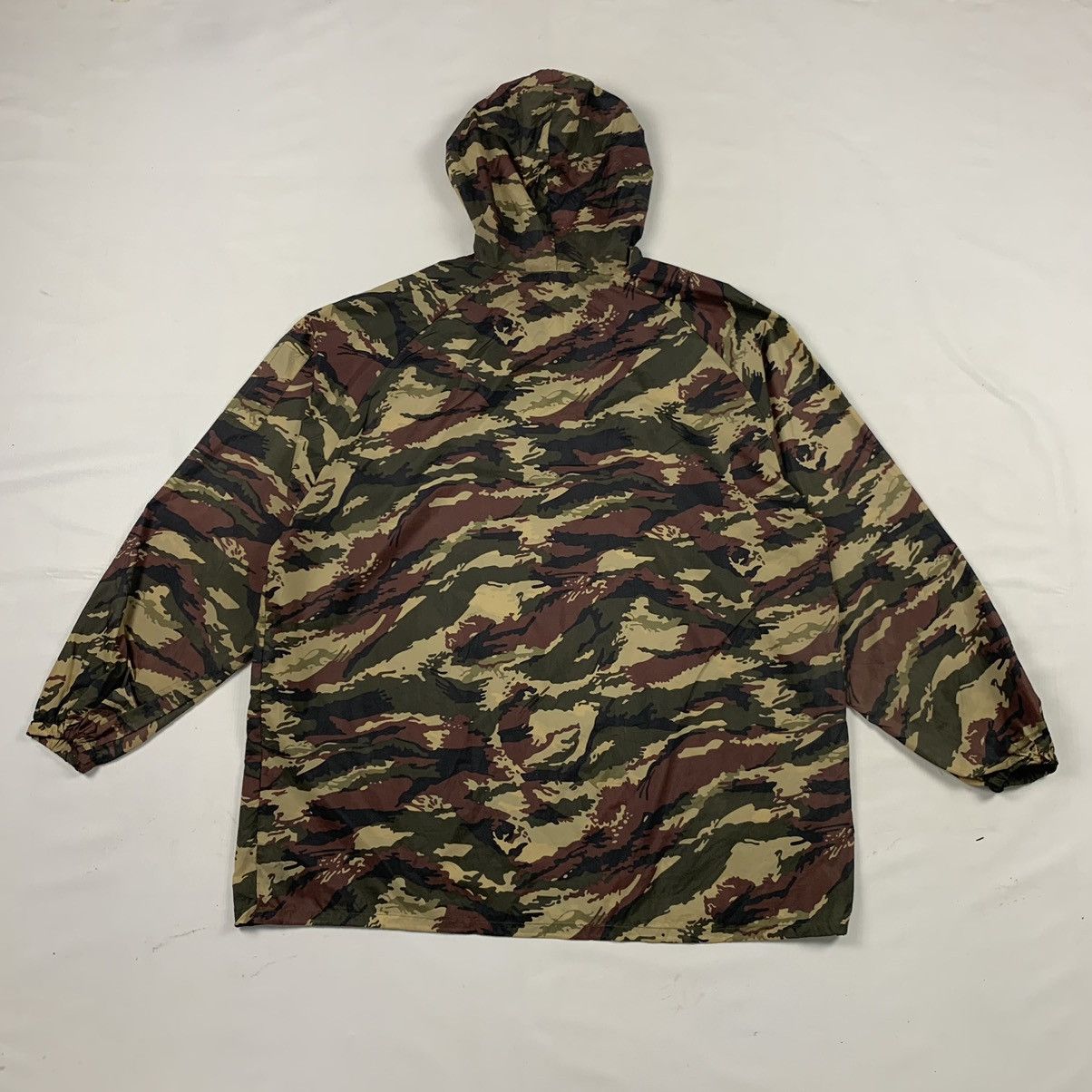 Vintage Vintage Camo Stripe Raincoat Hoodie Jacket Size US XXL / EU 58 / 5 - 6 Thumbnail