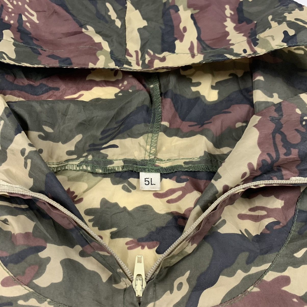 Vintage Vintage Camo Stripe Raincoat Hoodie Jacket Size US XXL / EU 58 / 5 - 7 Thumbnail