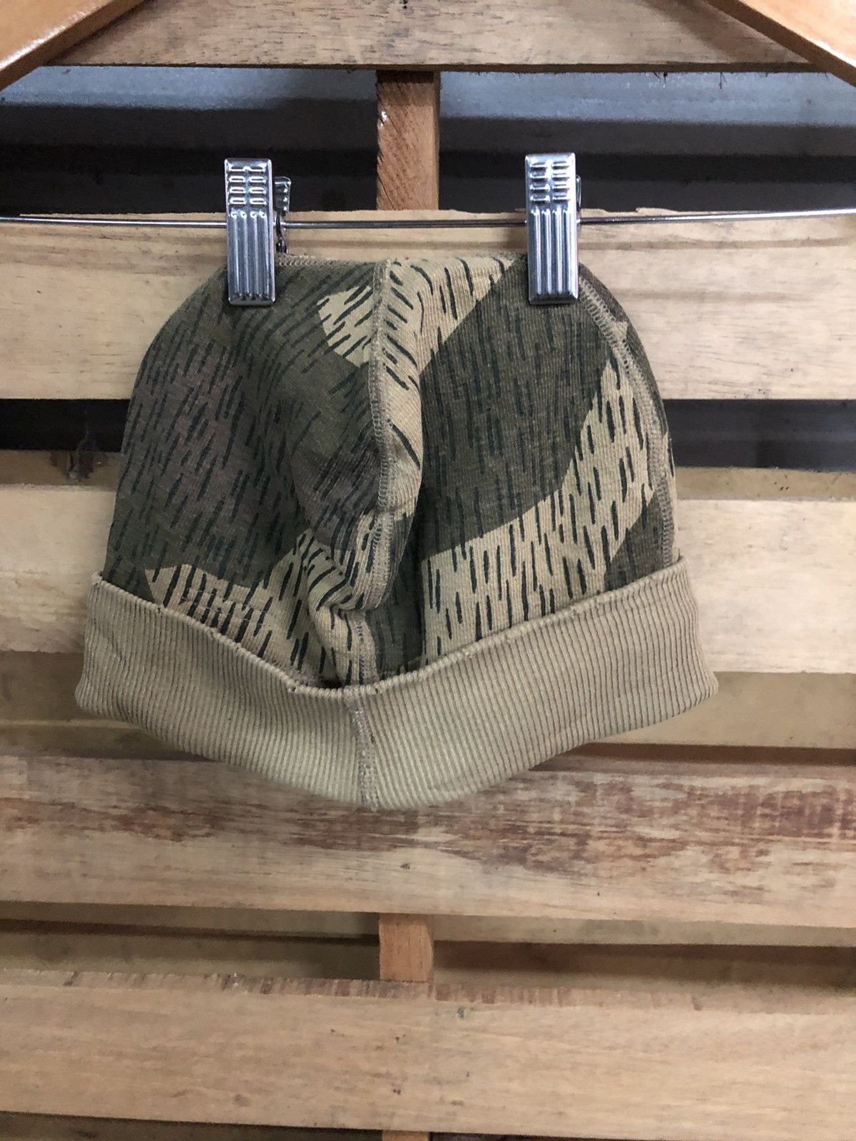 Kapital Vintage Beanie Kapital Totem Potlatch Cross Design Military Size ONE SIZE - 4 Thumbnail