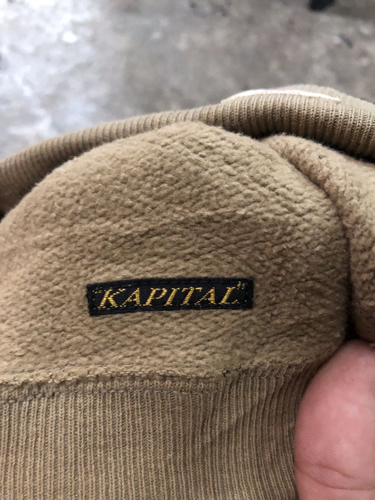Kapital Vintage Beanie Kapital Totem Potlatch Cross Design Military Size ONE SIZE - 6 Thumbnail