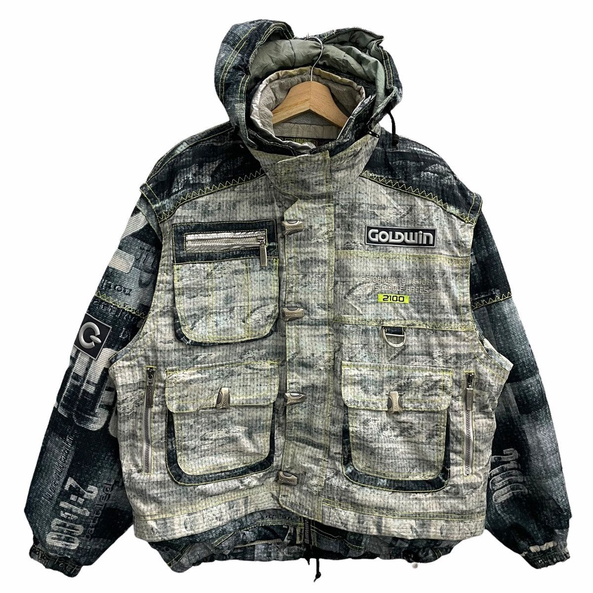Goldwin × Sports Specialties 💥GOLDWIN 2100 HIGH TACTICAL UTILITY BOMBER SKI JACKET Size US M / EU 48-50 / 2 - 1 Thumbnail