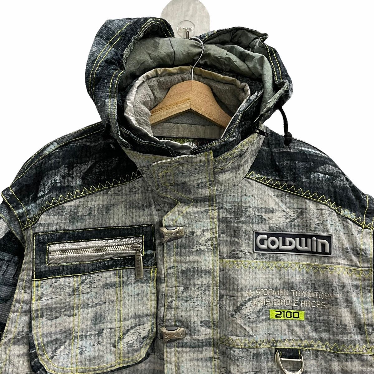 Goldwin × Sports Specialties 💥GOLDWIN 2100 HIGH TACTICAL UTILITY BOMBER SKI JACKET Size US M / EU 48-50 / 2 - 4 Thumbnail