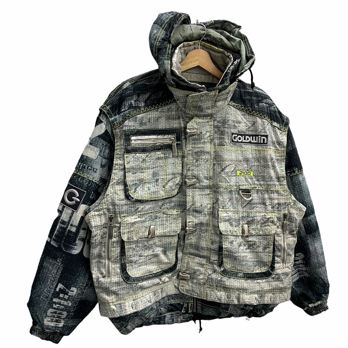 Goldwin × Sports Specialties 💥GOLDWIN 2100 HIGH TACTICAL UTILITY BOMBER SKI JACKET Size US M / EU 48-50 / 2 - 2 Thumbnail