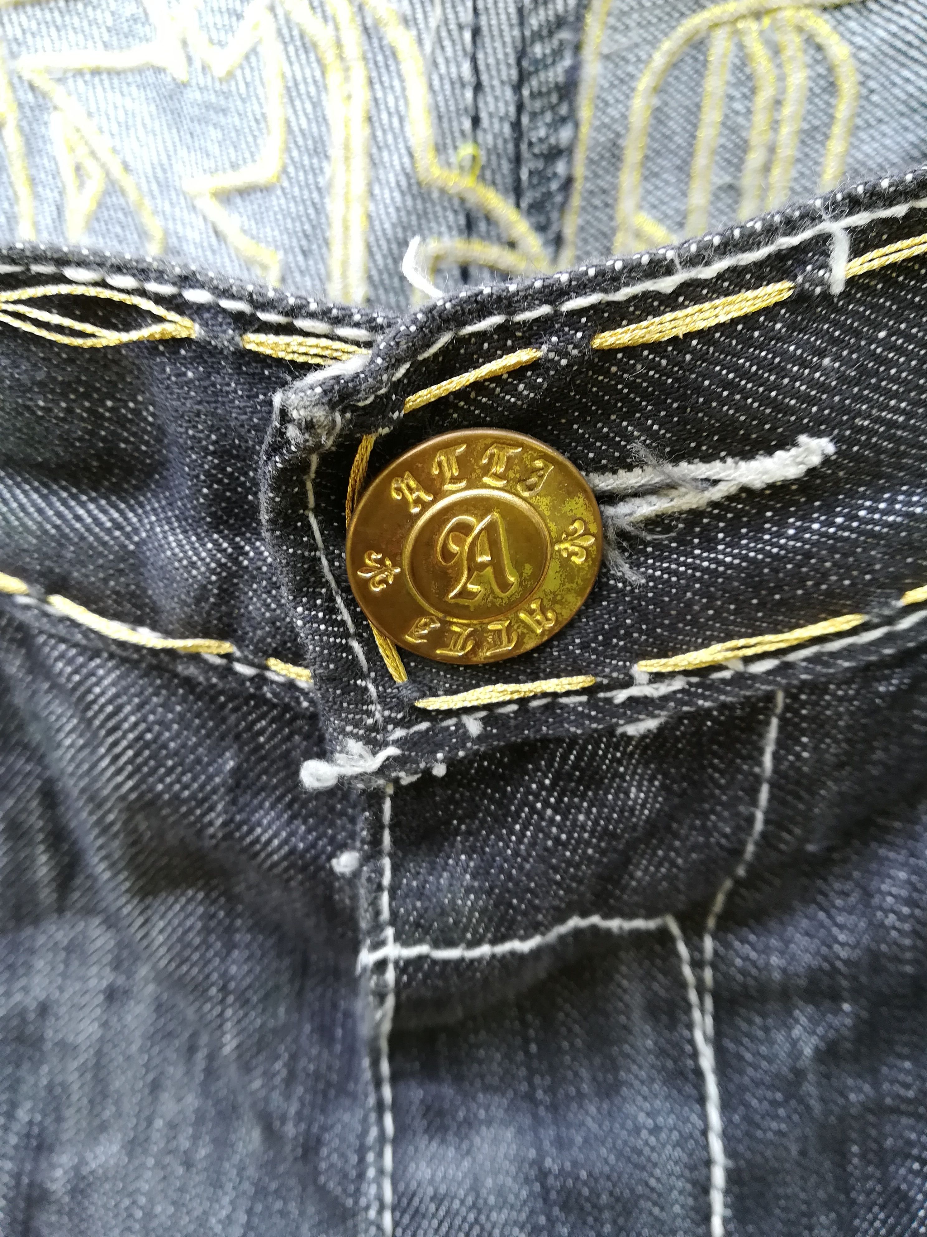 Designer Size 36 Atti Brand Dragon Embroidery Design Jeans Size US 36 / EU 52 - 8 Thumbnail