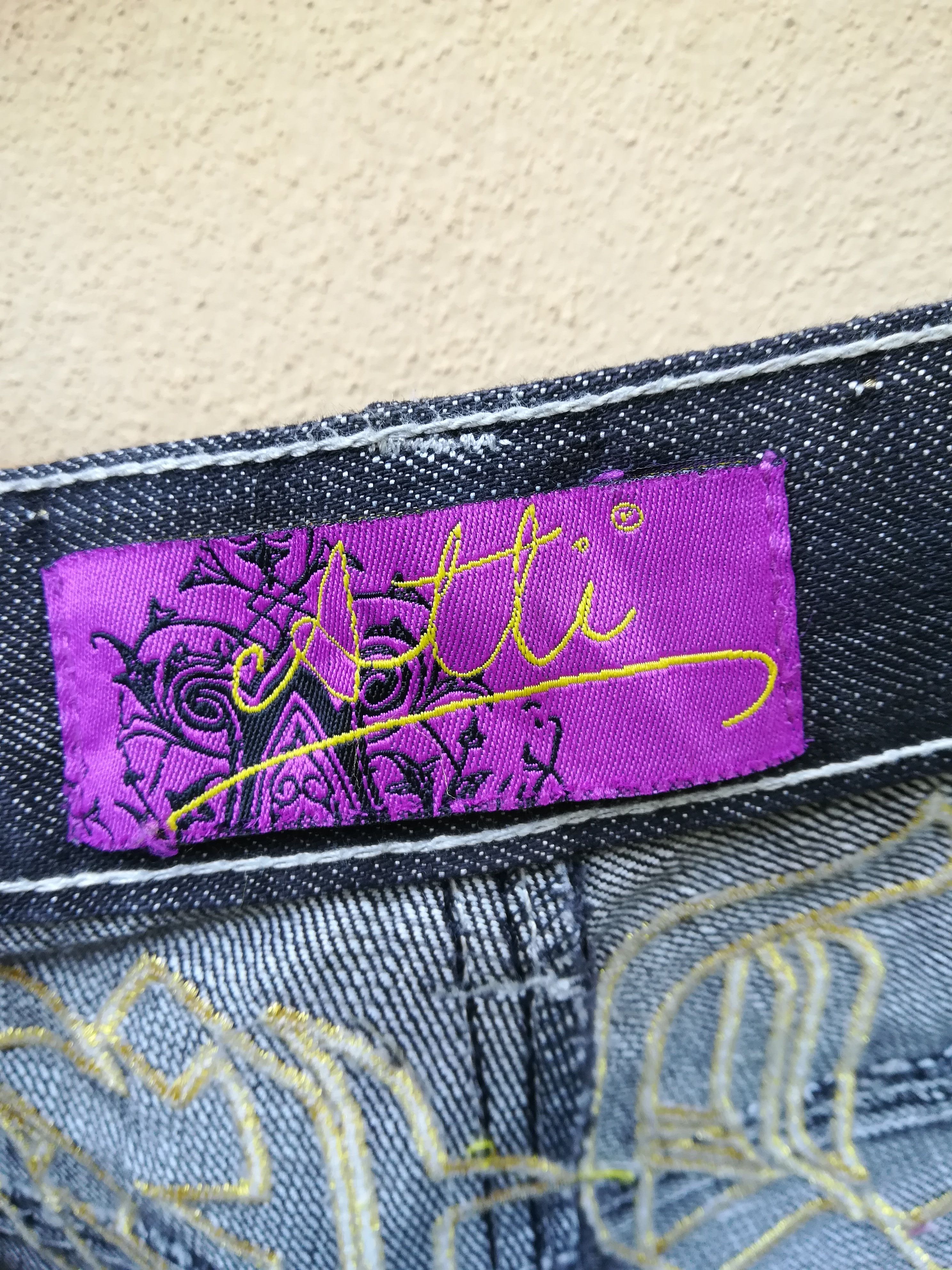 Designer Size 36 Atti Brand Dragon Embroidery Design Jeans Size US 36 / EU 52 - 10 Thumbnail