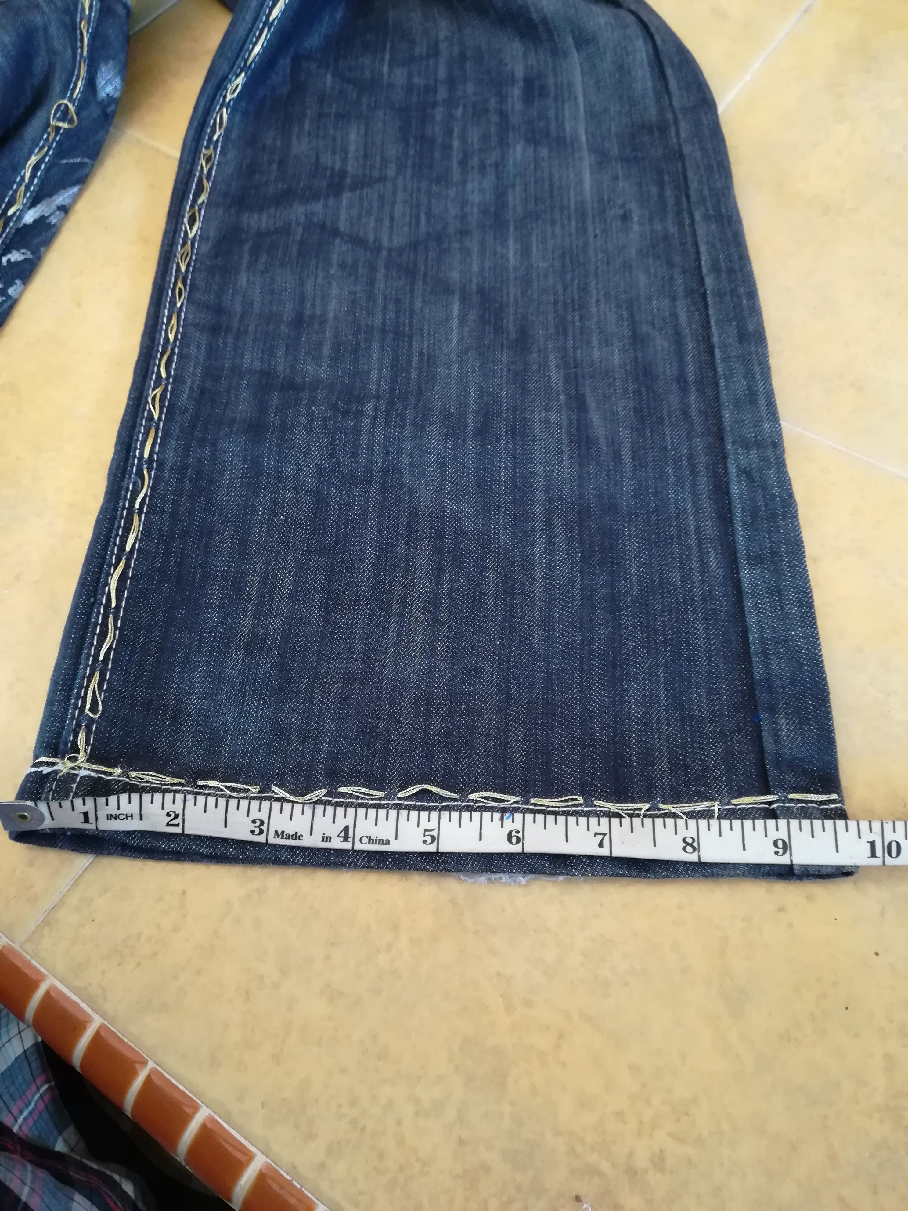 Designer Size 36 Atti Brand Dragon Embroidery Design Jeans Size US 36 / EU 52 - 16 Thumbnail