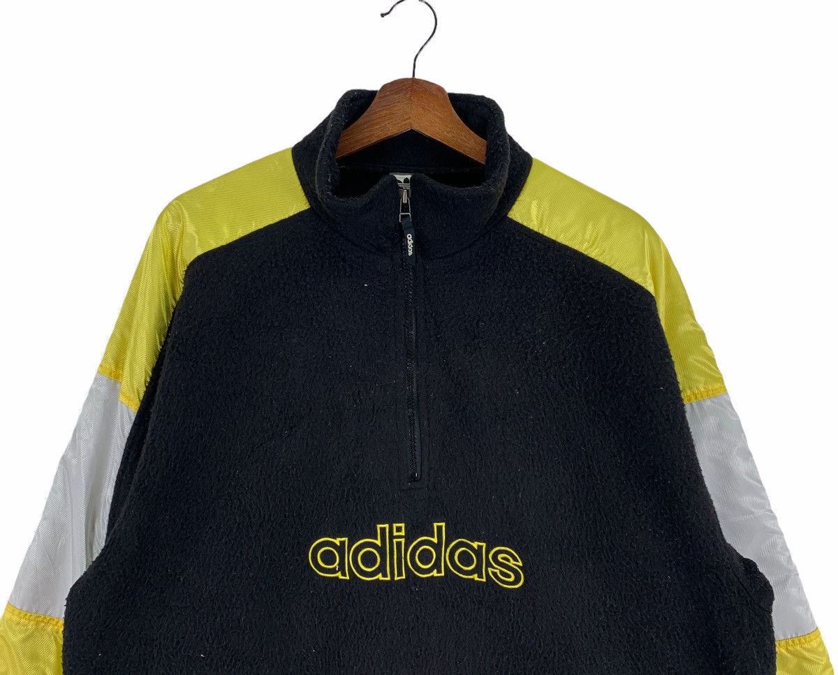 Adidas × Vintage VINTAGE ADIDAS FLEECE NYLON SWEATER Size US M / EU 48-50 / 2 - 3 Thumbnail