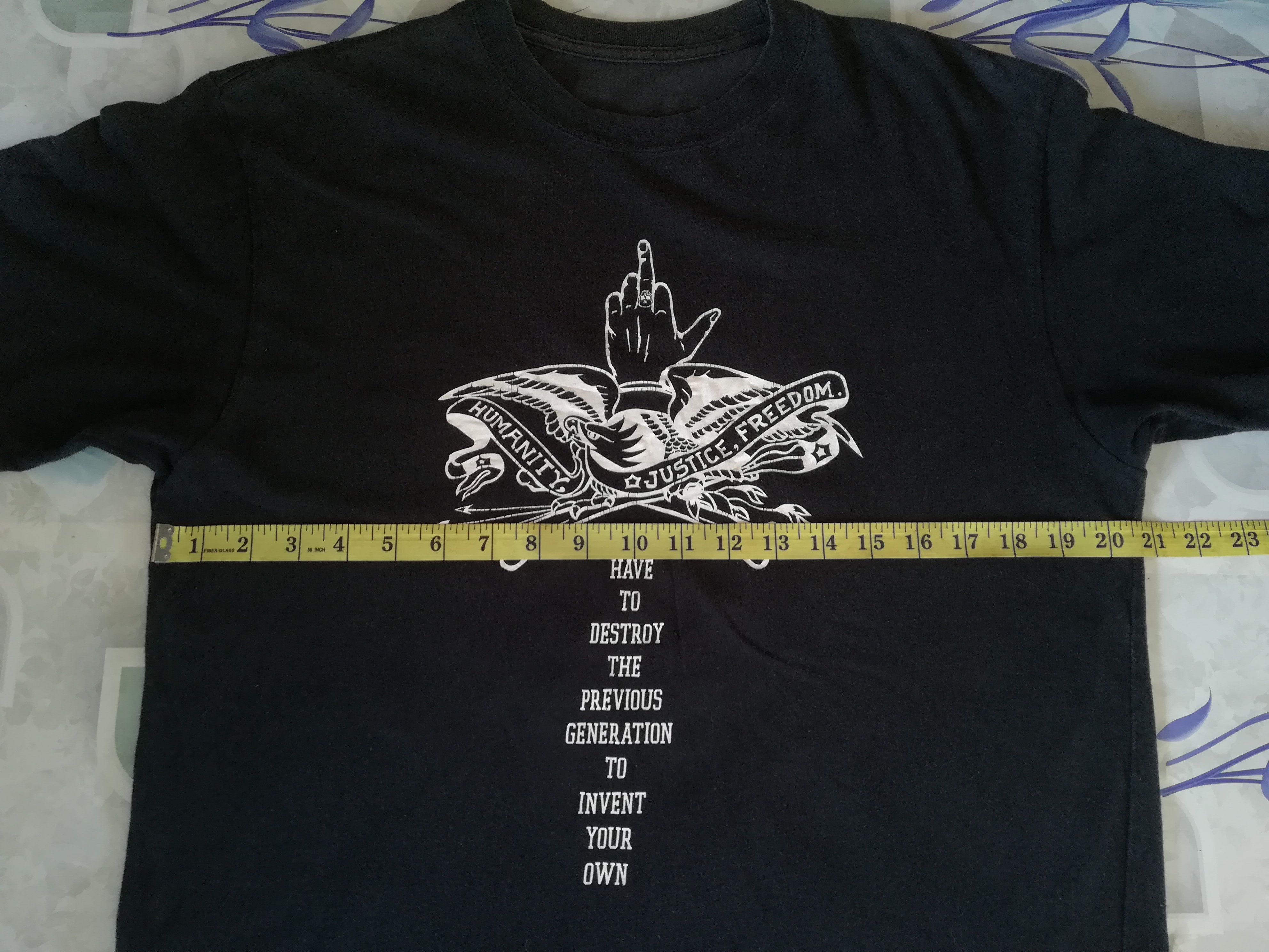Japanese Brand × Neighborhood Vintage 2004 Neighboorhood Humanity Justice Freedom Tee Size US M / EU 48-50 / 2 - 5 Thumbnail