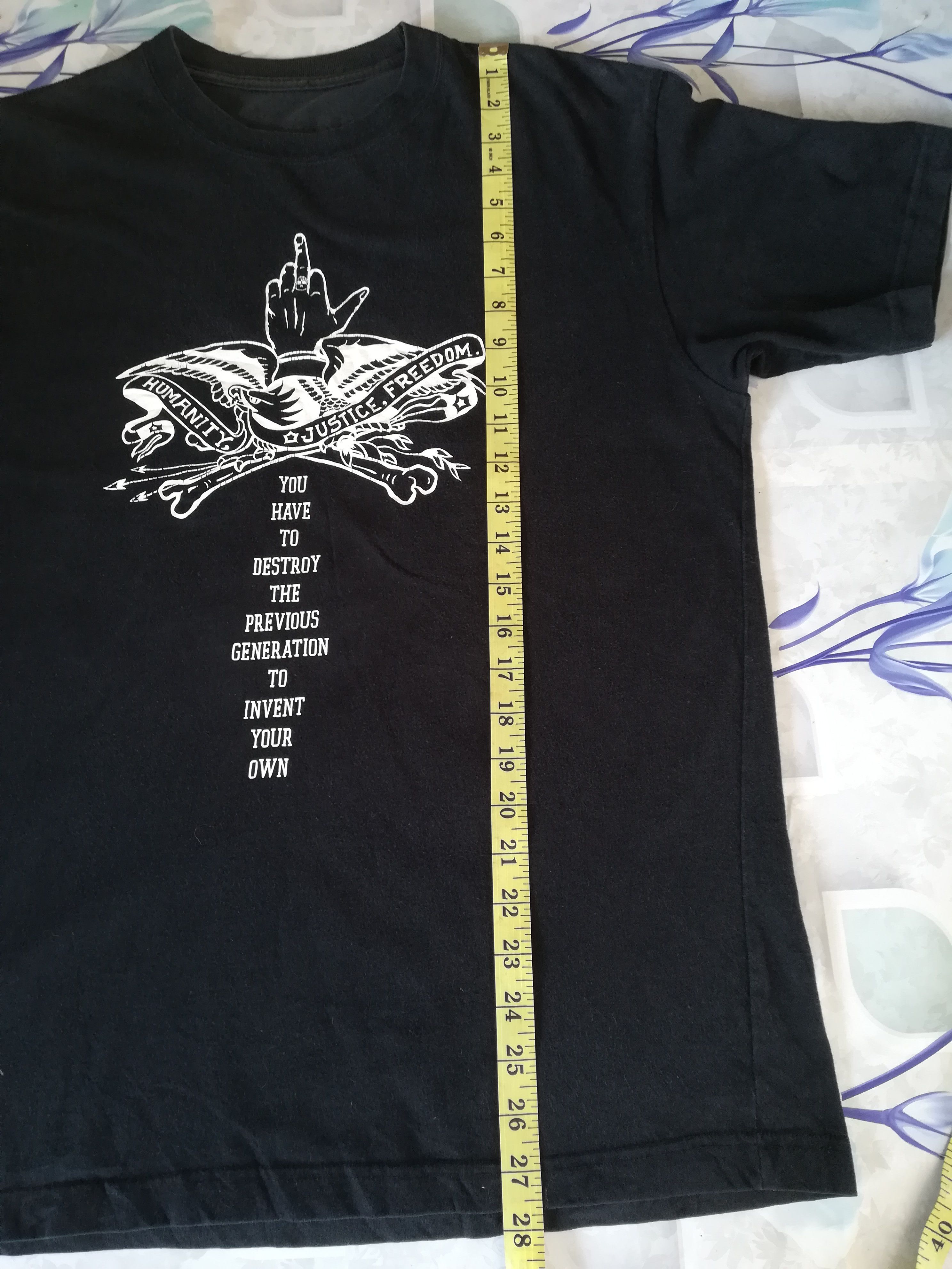 Japanese Brand × Neighborhood Vintage 2004 Neighboorhood Humanity Justice Freedom Tee Size US M / EU 48-50 / 2 - 4 Thumbnail