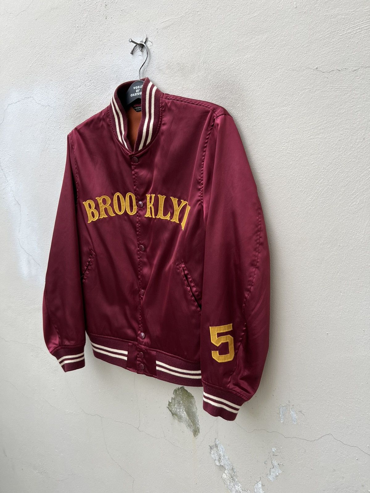 Whitesville Whitesville Japan Polyester Satin Brooklyn Bomber Jacket Size US M / EU 48-50 / 2 - 9 Thumbnail