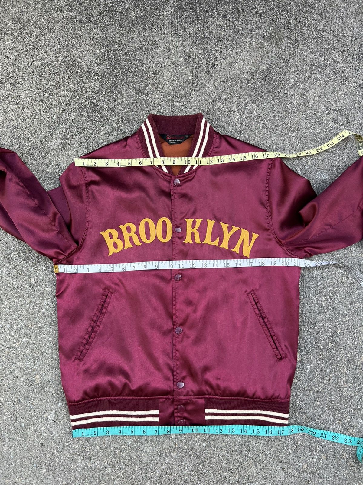Whitesville Whitesville Japan Polyester Satin Brooklyn Bomber Jacket Size US M / EU 48-50 / 2 - 2 Thumbnail