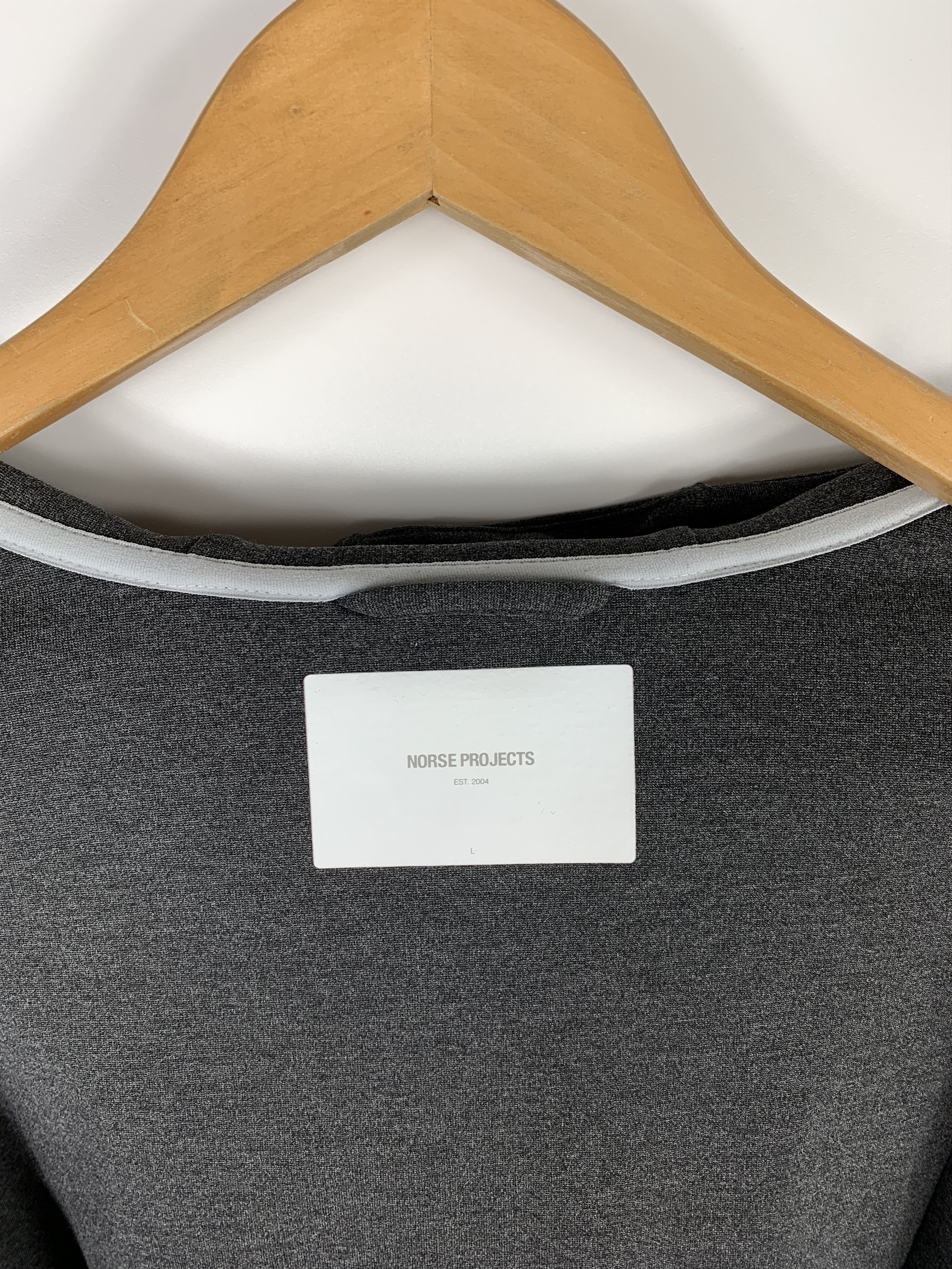 Norse Projects Mens Norse Projects Zip Hooded Jacket Gray Size L Size US L / EU 52-54 / 3 - 8 Thumbnail